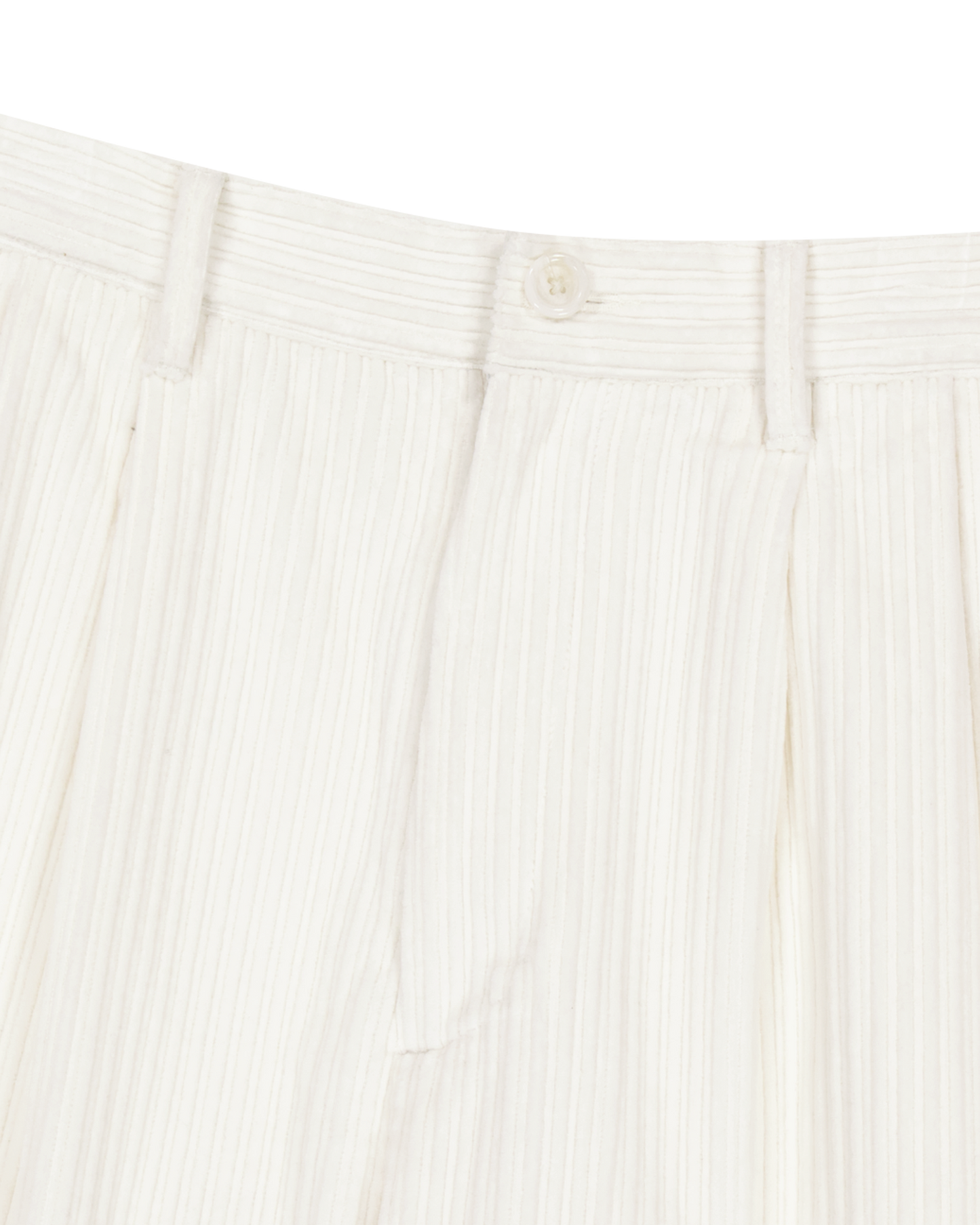 Cord Tucked Pants