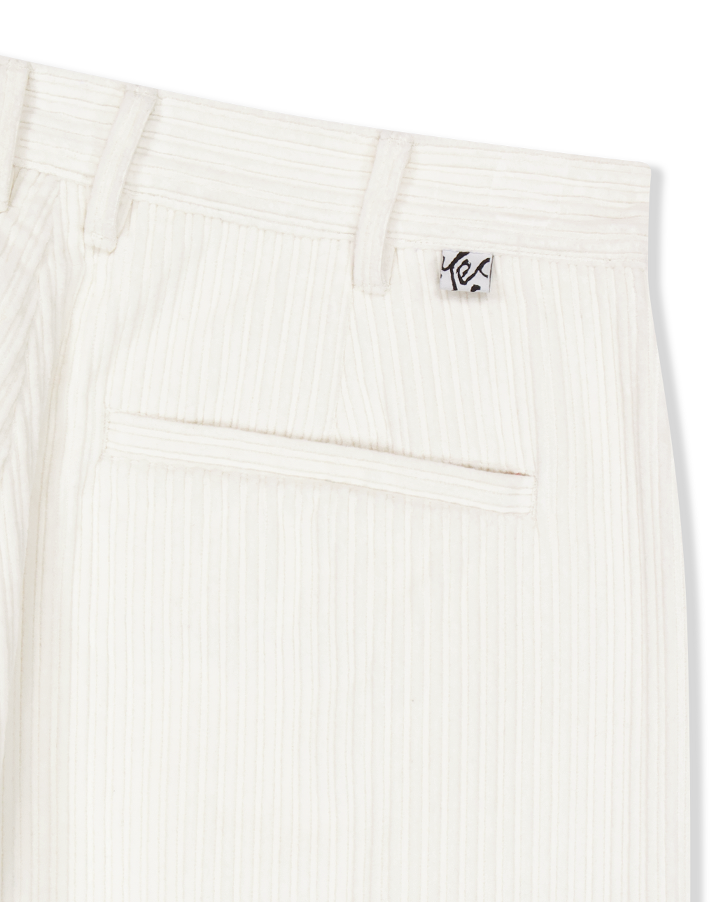 Cord Tucked Pants