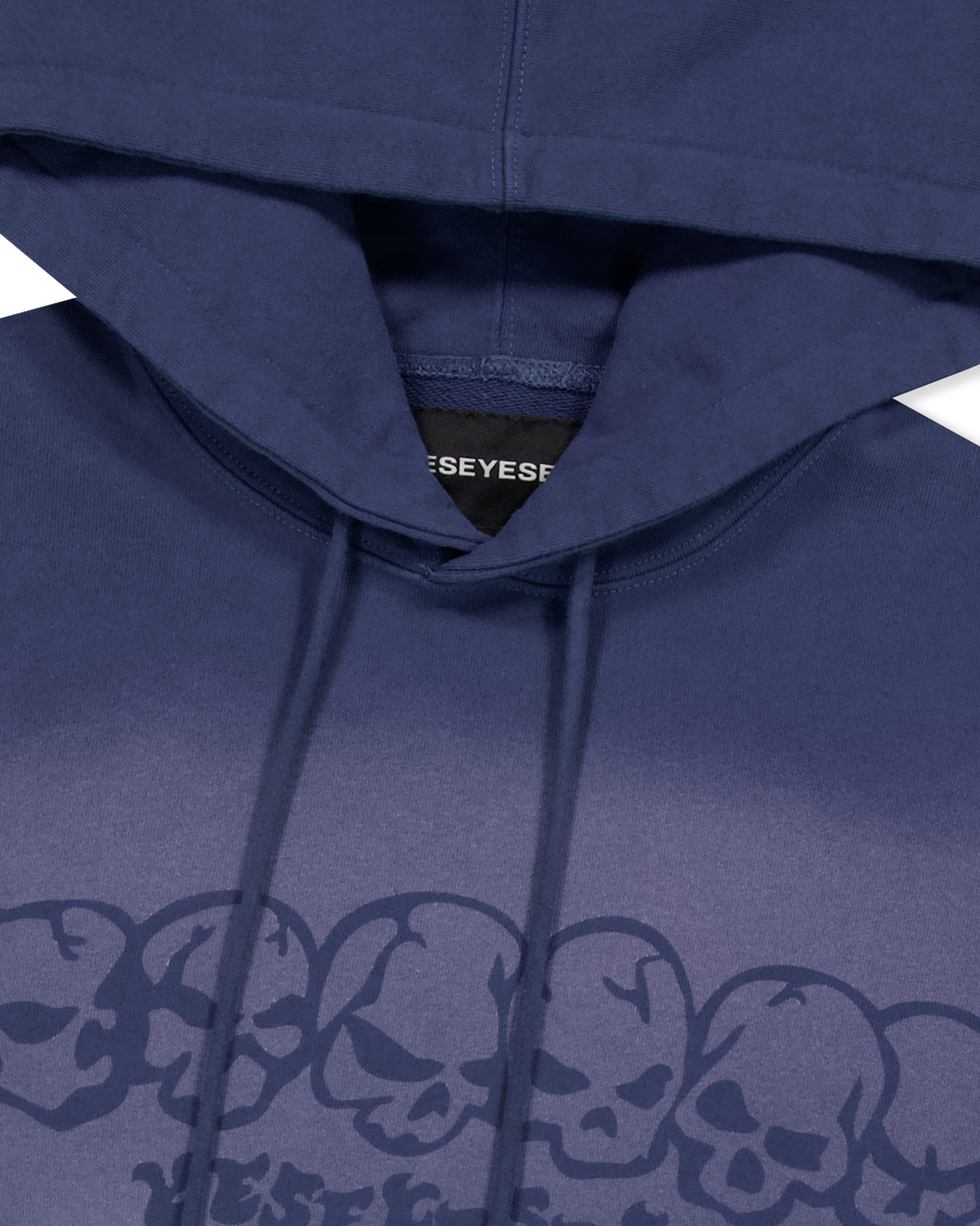 Y.E.S Fade-out Skull Hoodie