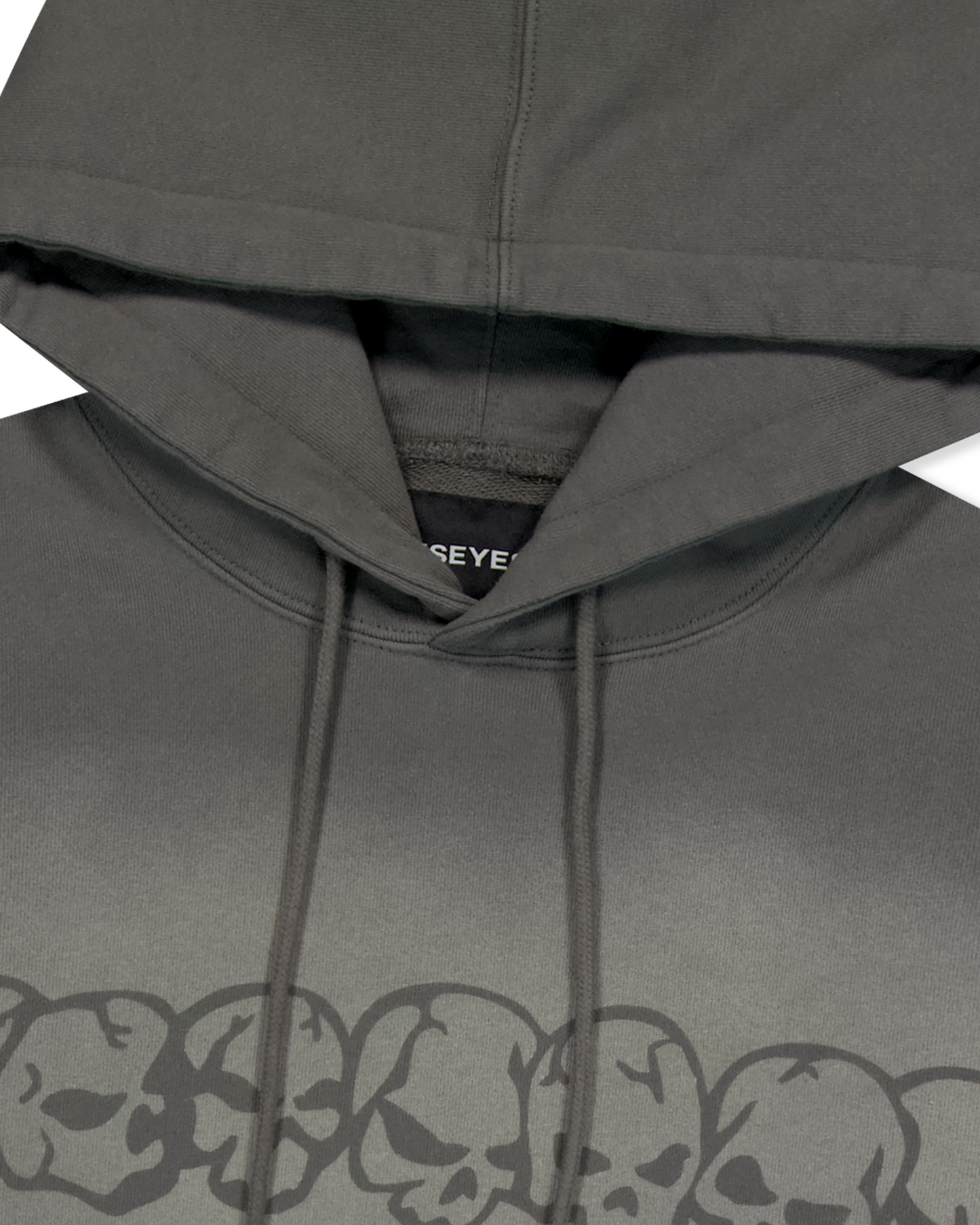 Y.E.S Fade-out Skull Hoodie