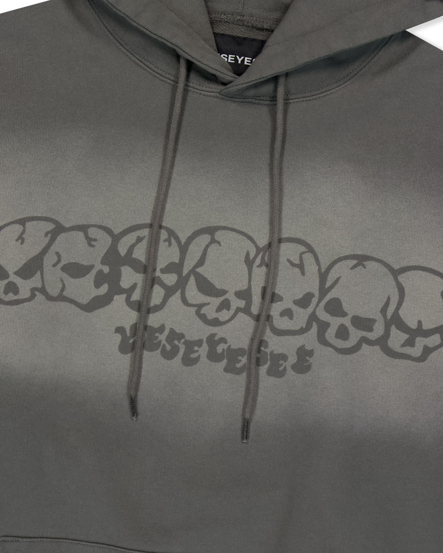 Y.E.S Fade-out Skull Hoodie