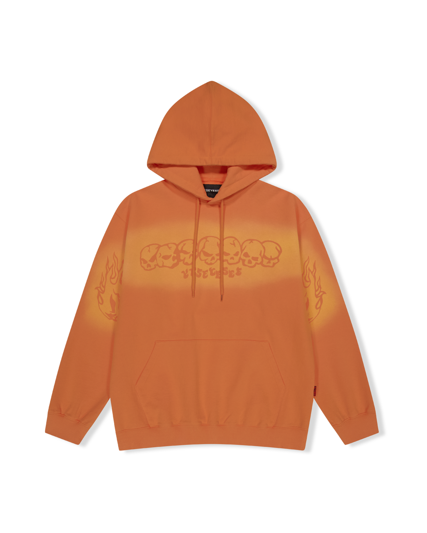 Y.E.S Fade-out Skull Hoodie