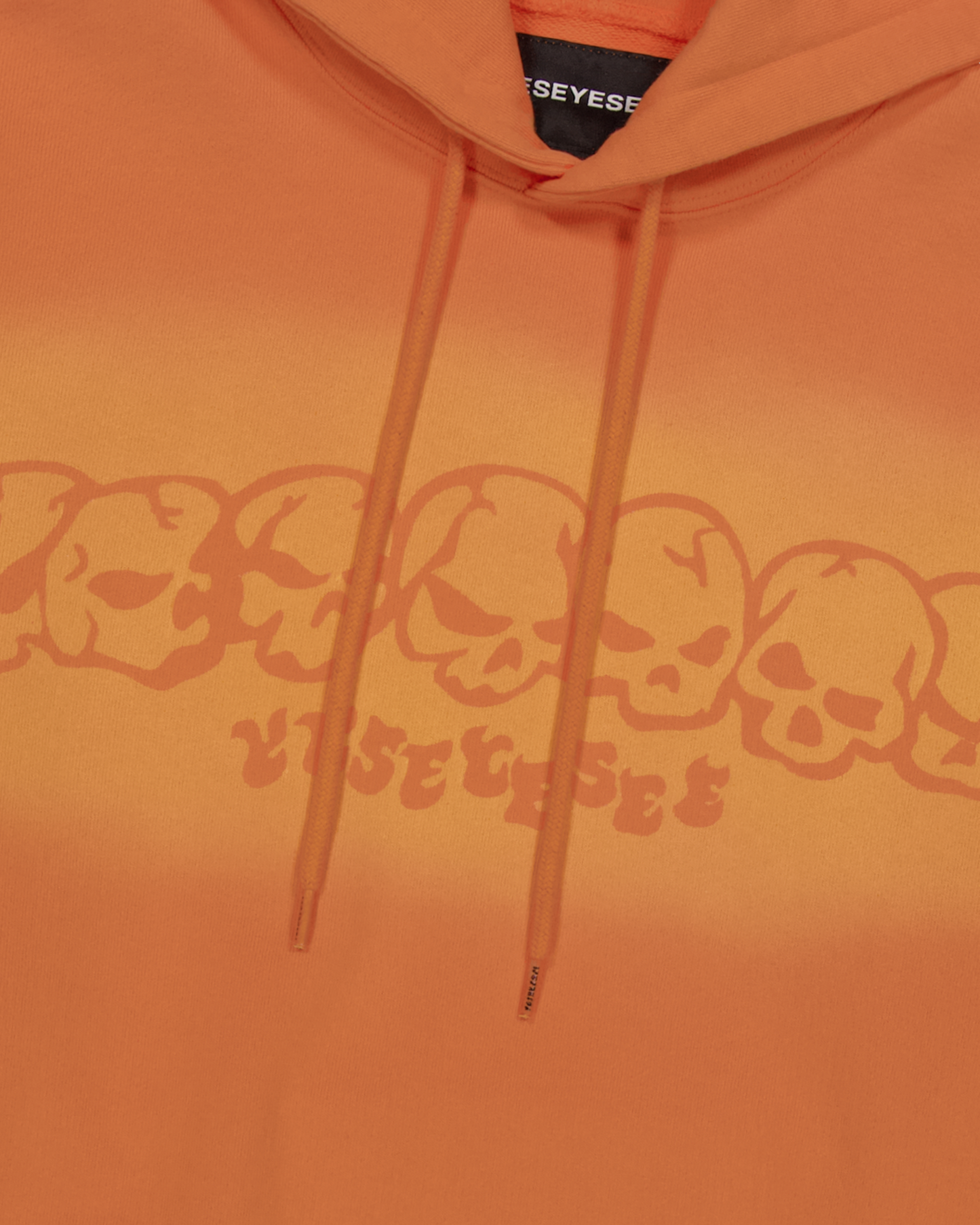 Y.E.S Fade-out Skull Hoodie