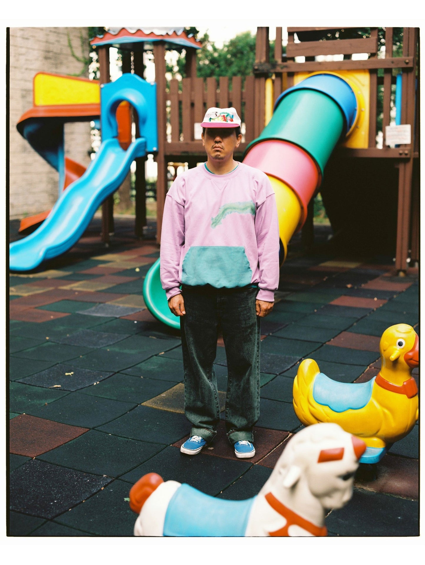 City Hole Denim Pants