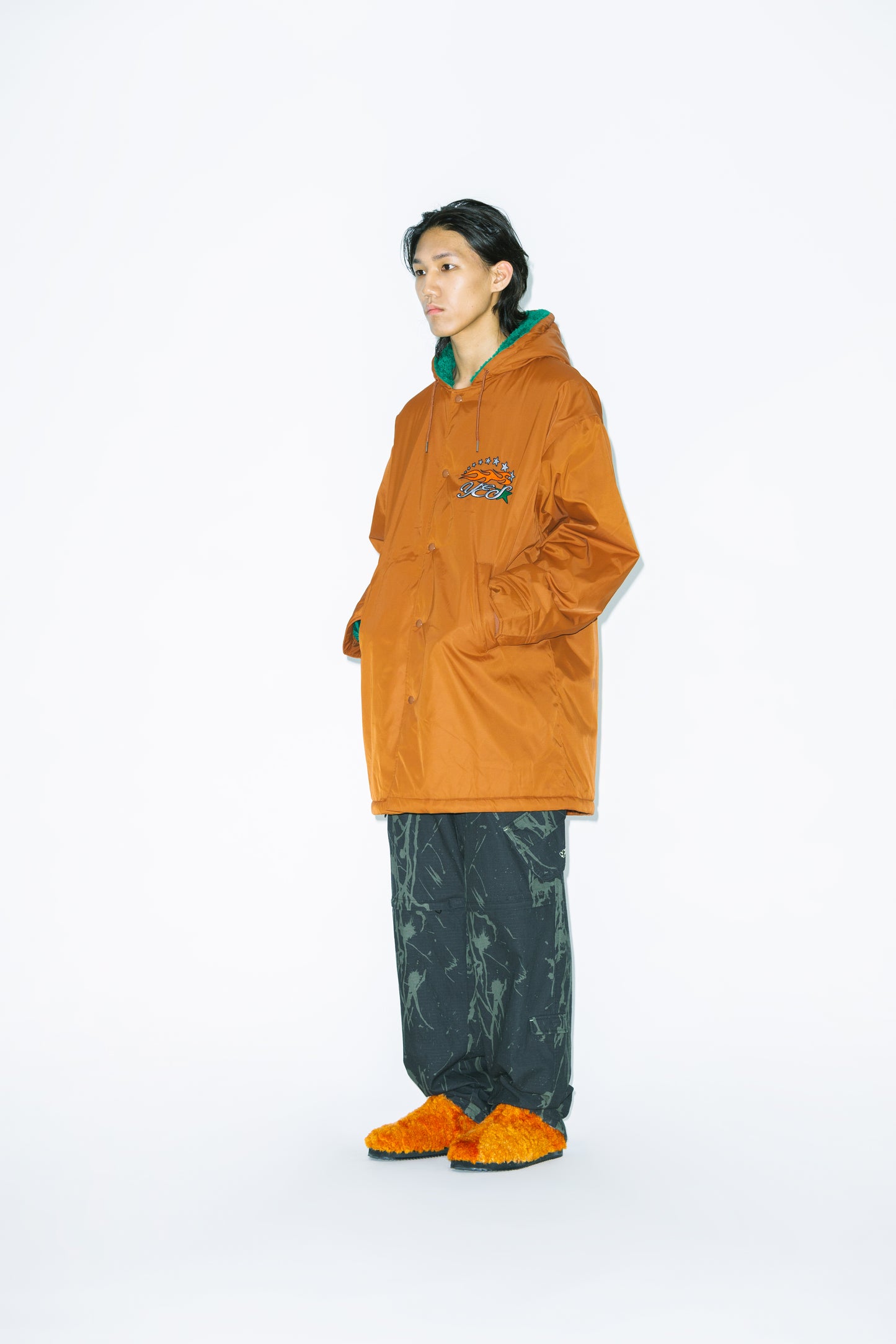 Hairy Lining Long Parka