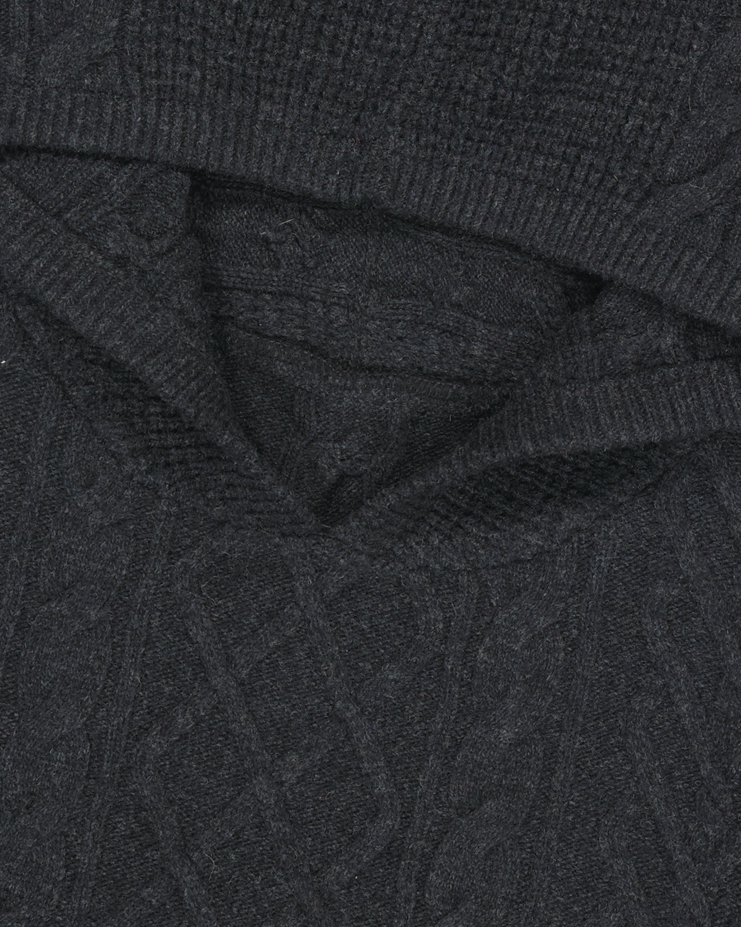 Hooded Cable Knit Pullover