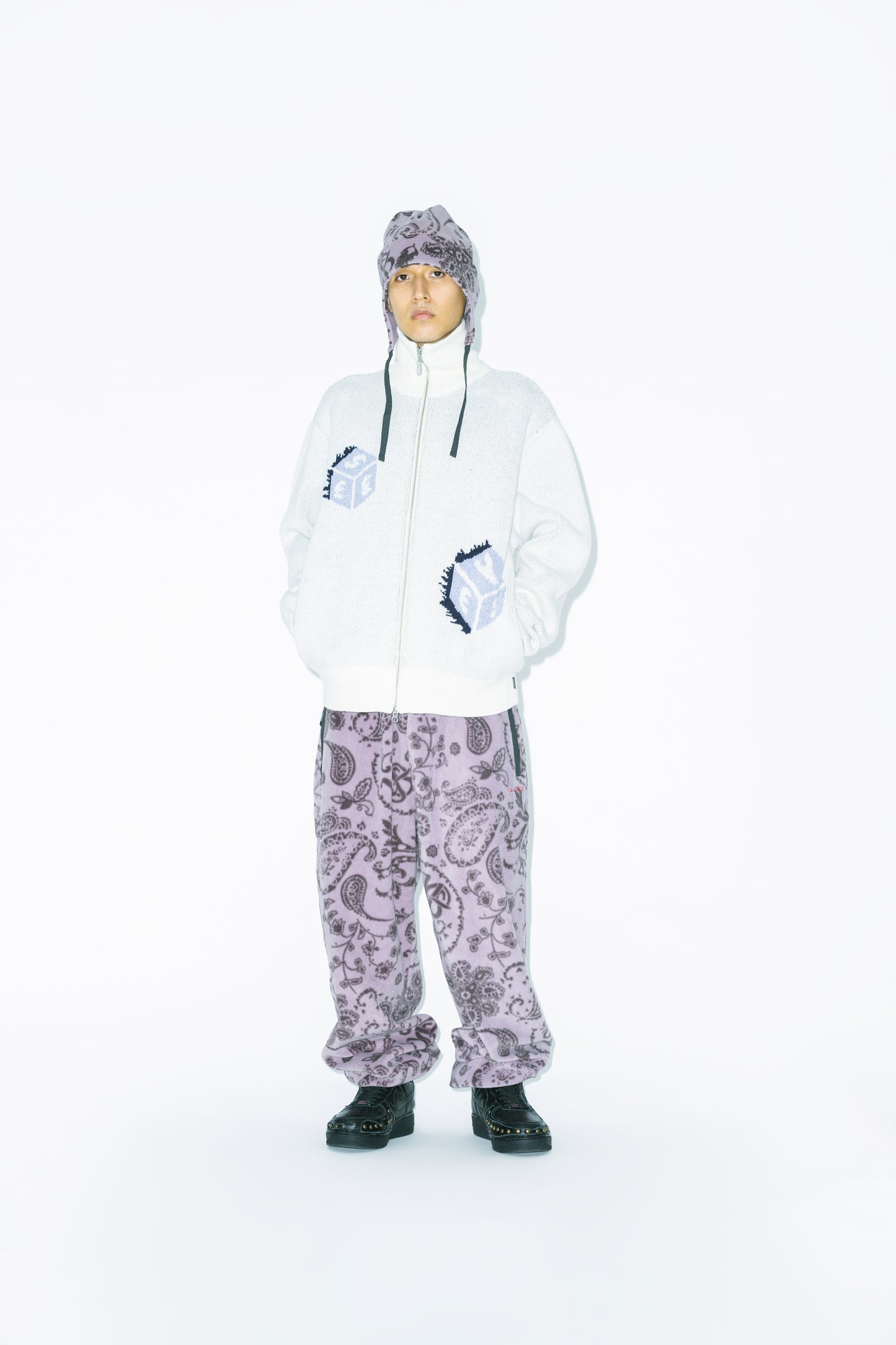 Paisley Polar Fleece Pants