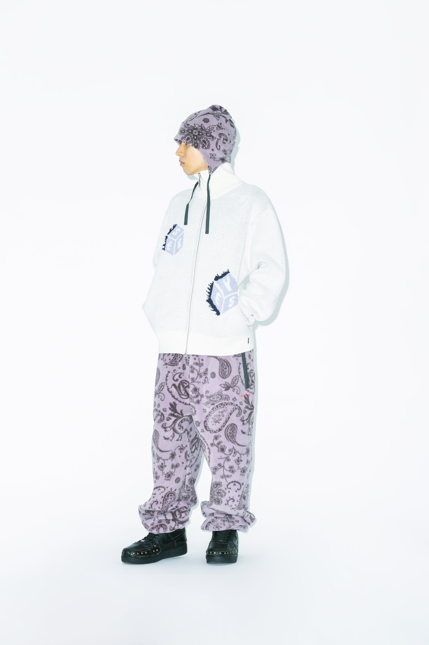 Paisley Polar Fleece Pants