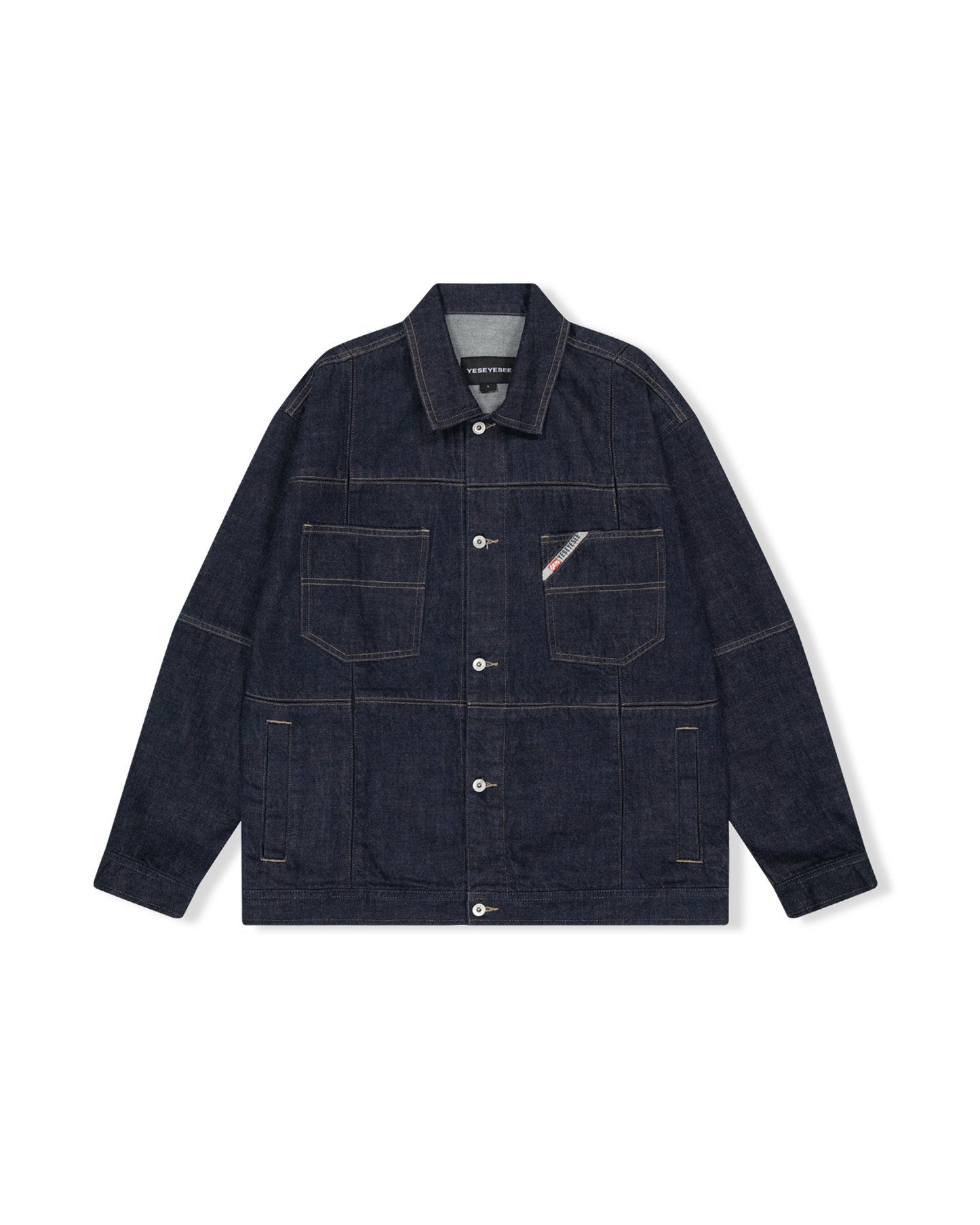 Paneled Denim Jacket