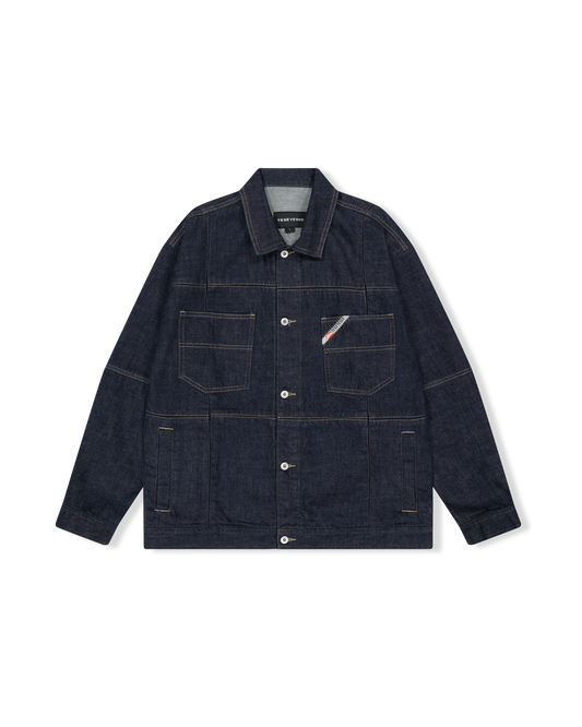Paneled Denim Jacket