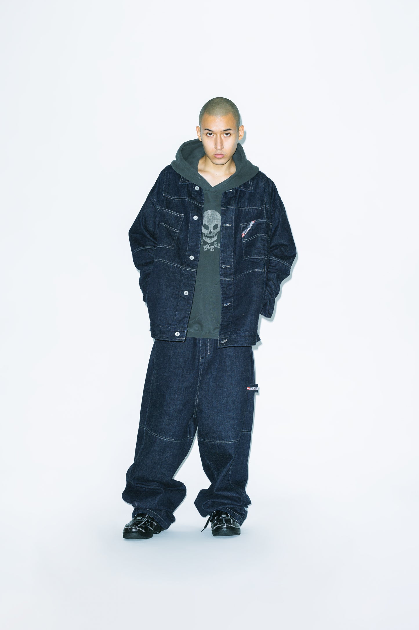 Paneled Denim Jacket