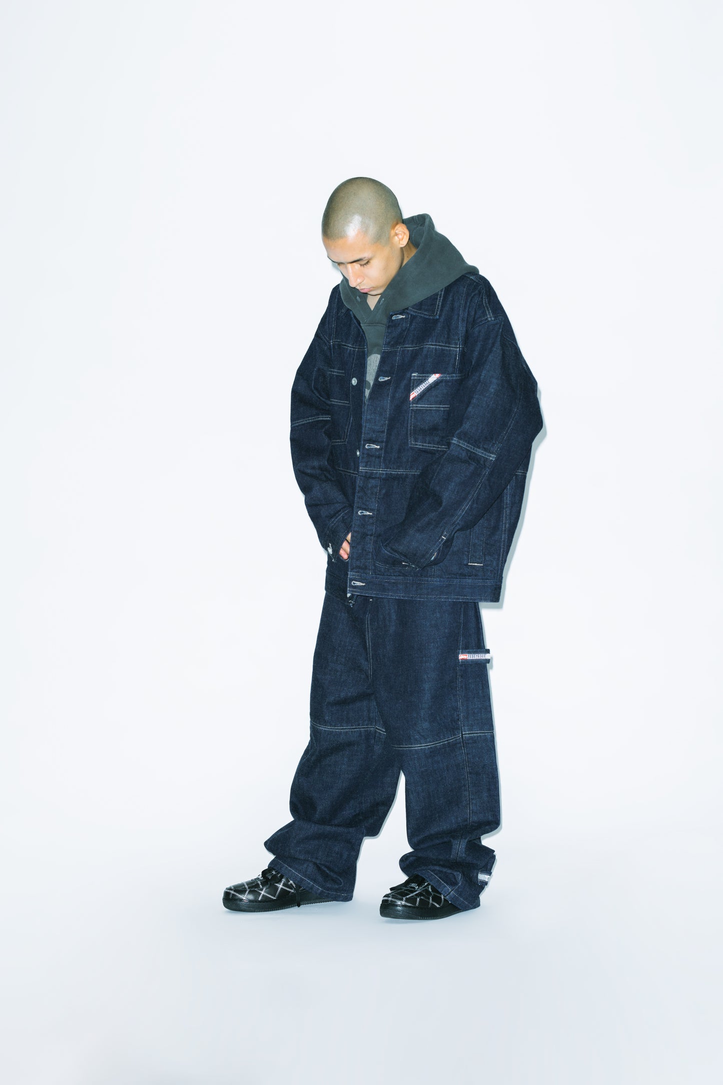 Paneled Denim Jacket
