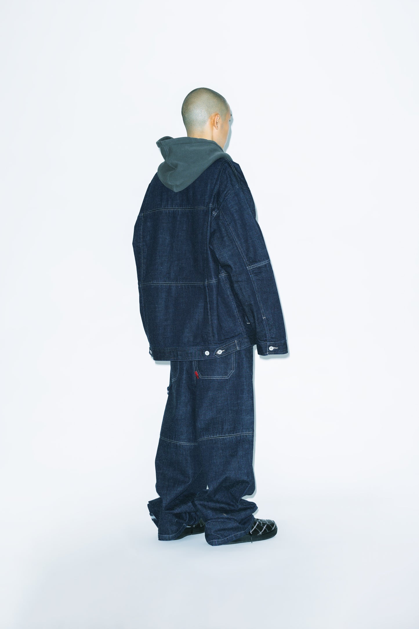 Paneled Denim Jacket