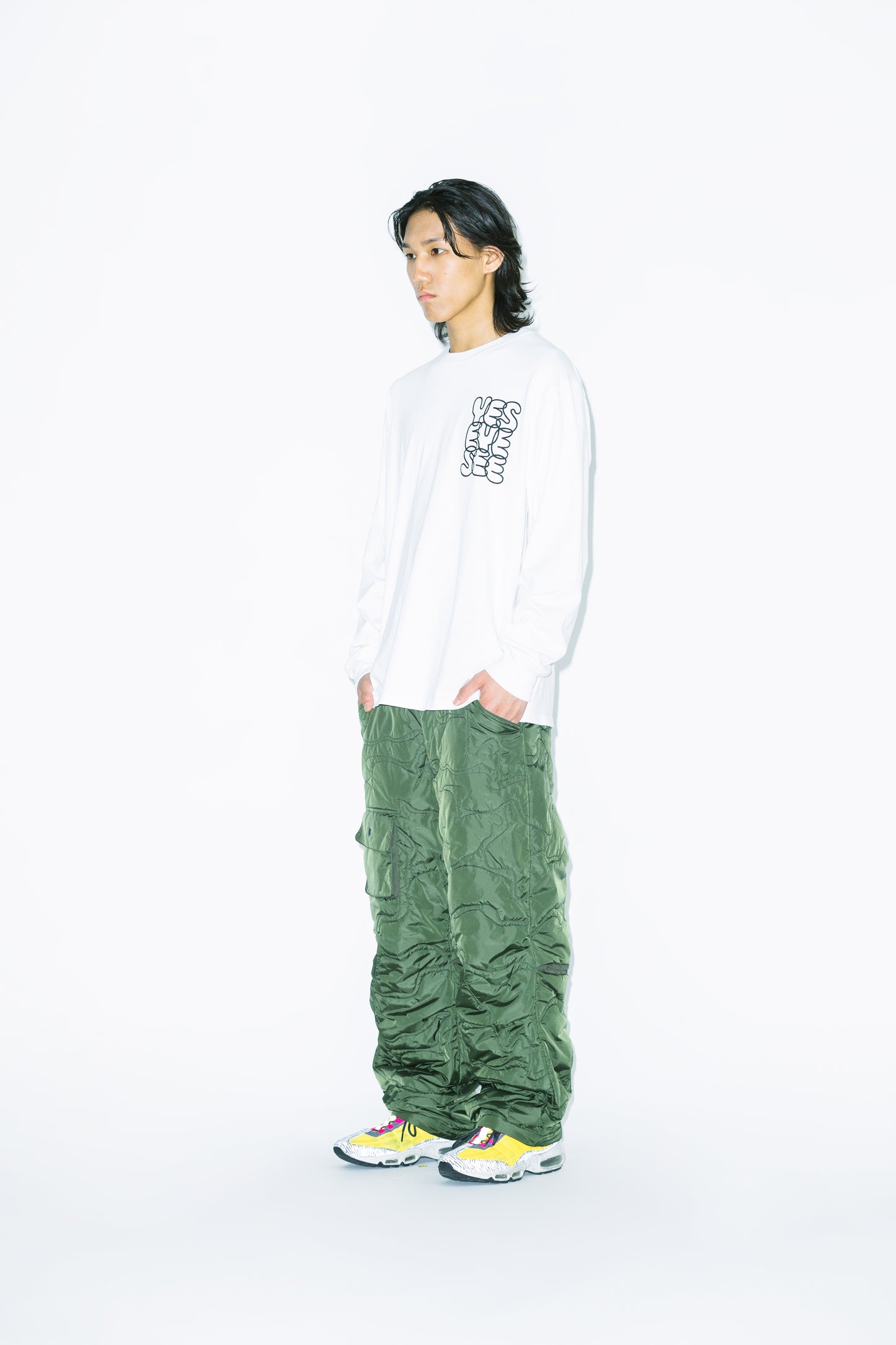 Quilted Camo Liner Pants