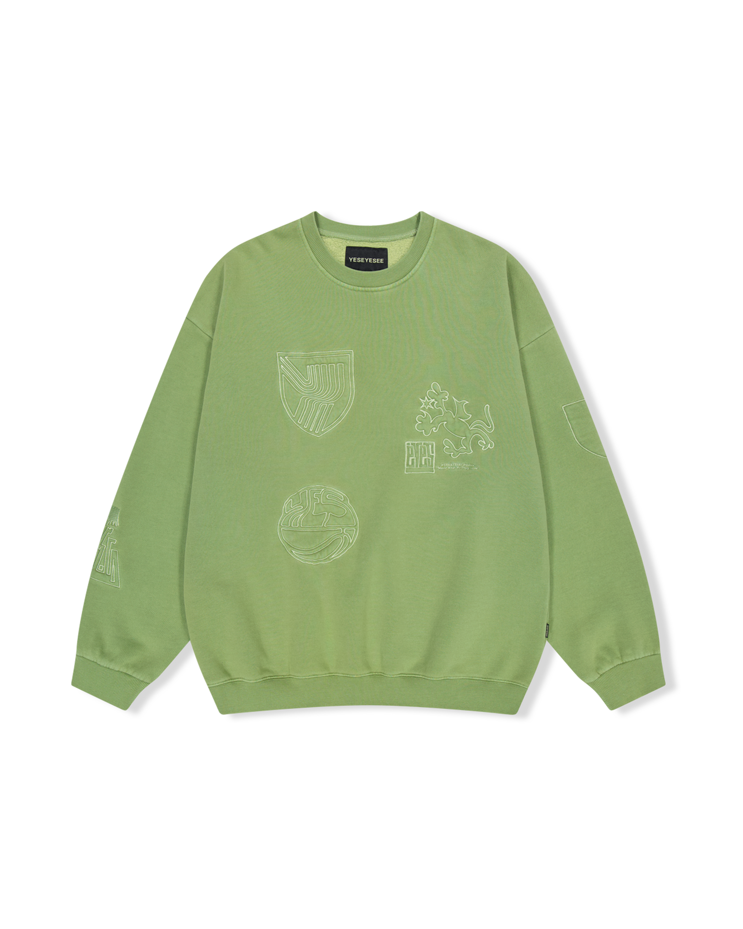 Y.E.S Pigment Embroidery Sweatshirt