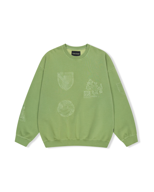 Y.E.S Pigment Embroidery Sweatshirt