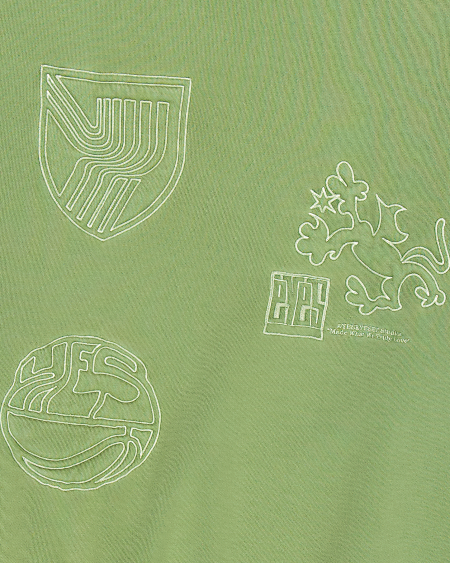 Y.E.S Pigment Embroidery Sweatshirt