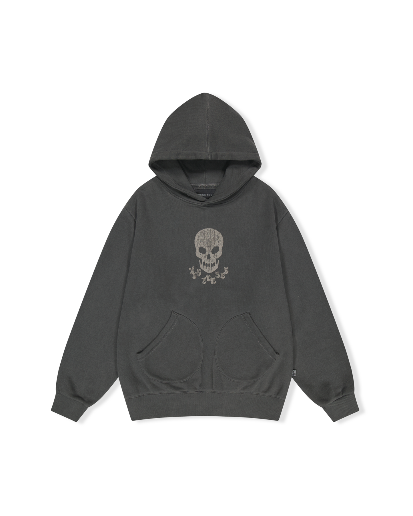 Y.E.S Skull Pigment Hoodie