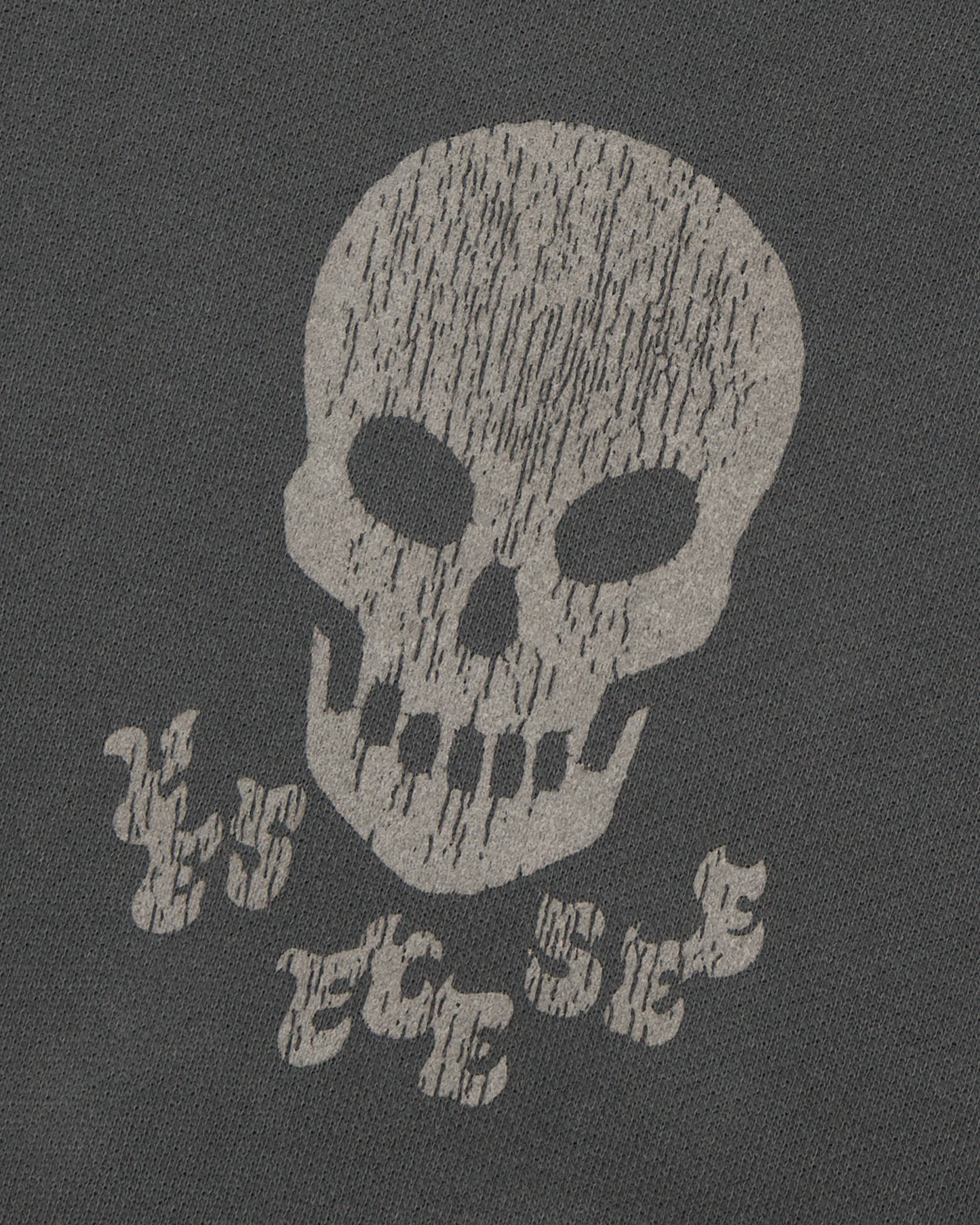 Y.E.S Skull Pigment Hoodie