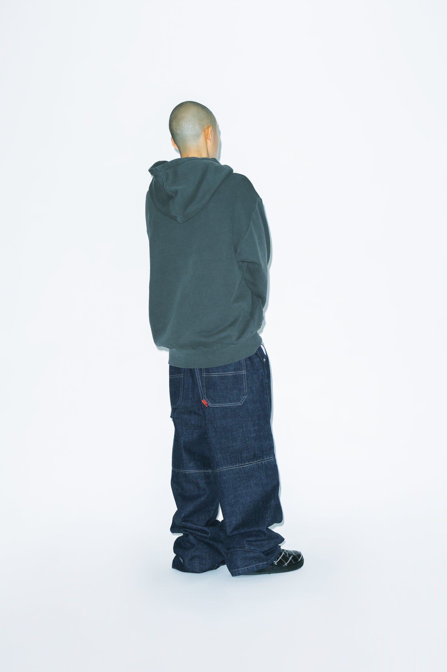 Y.E.S Skull Pigment Hoodie