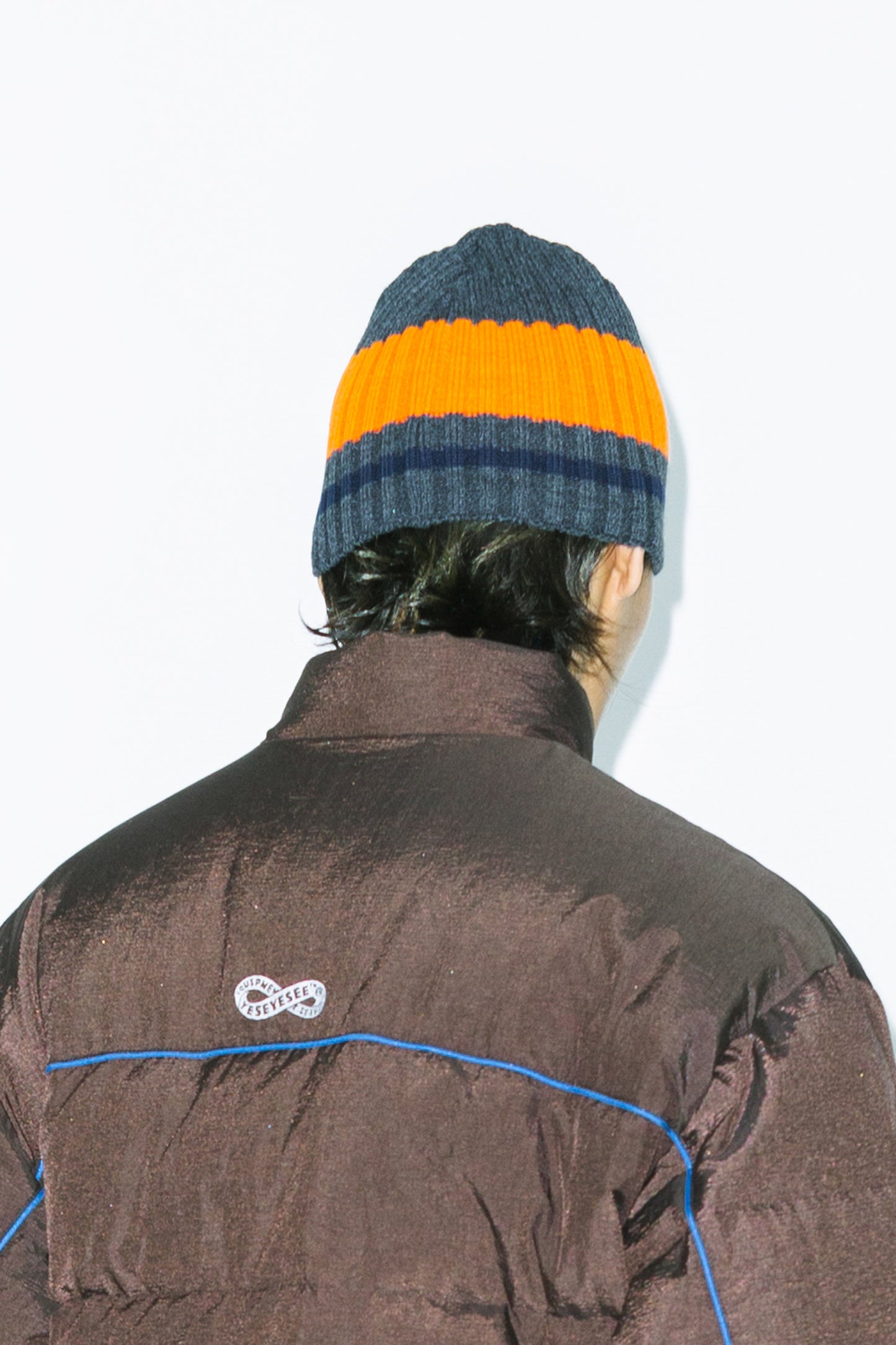 Y.E.S Stripe Beanie