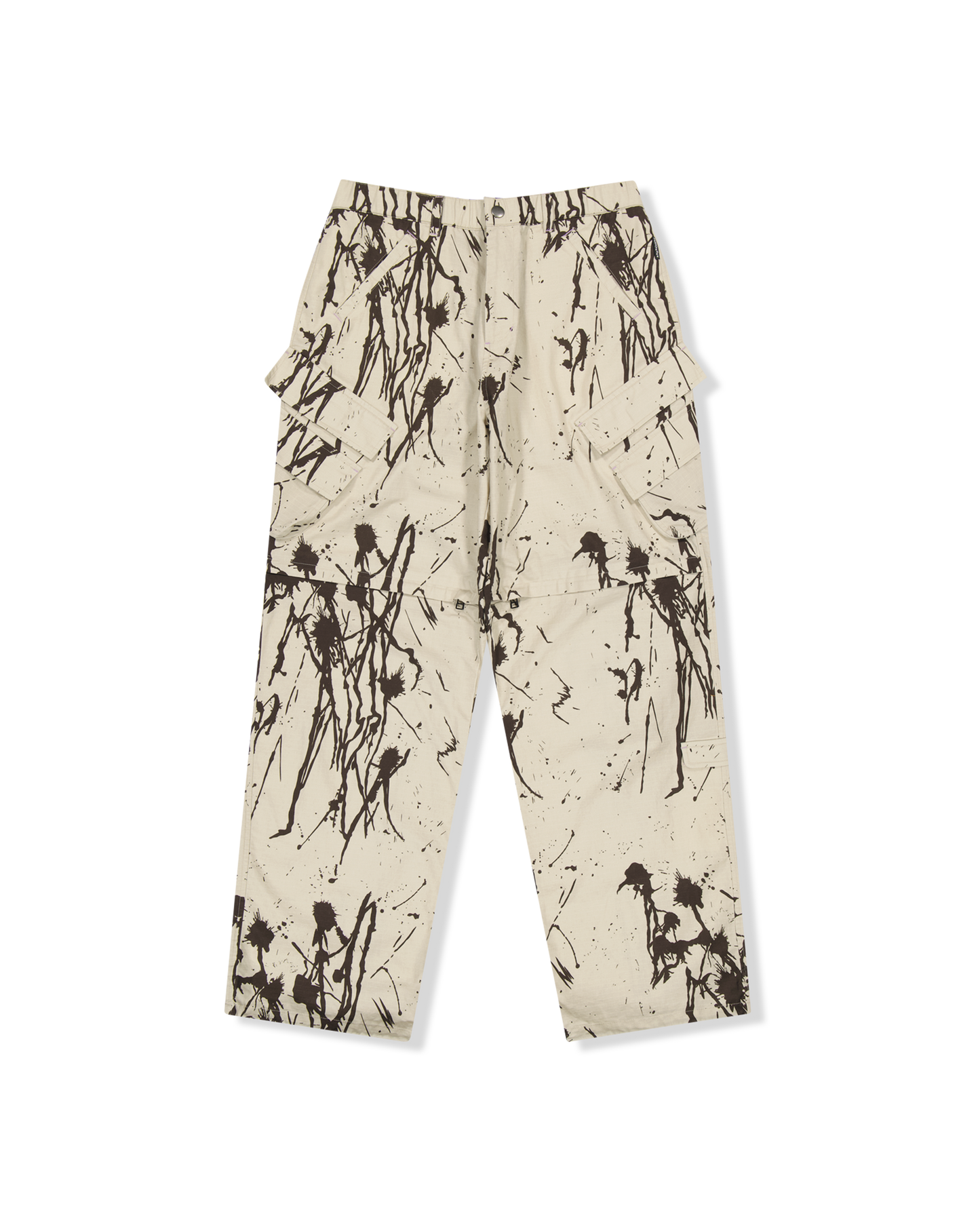 Zipper Knee Multi Pocket Pants