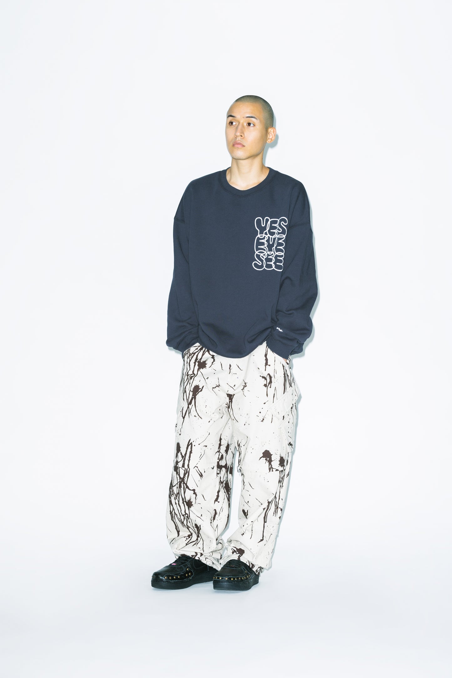 Zipper Knee Multi Pocket Pants