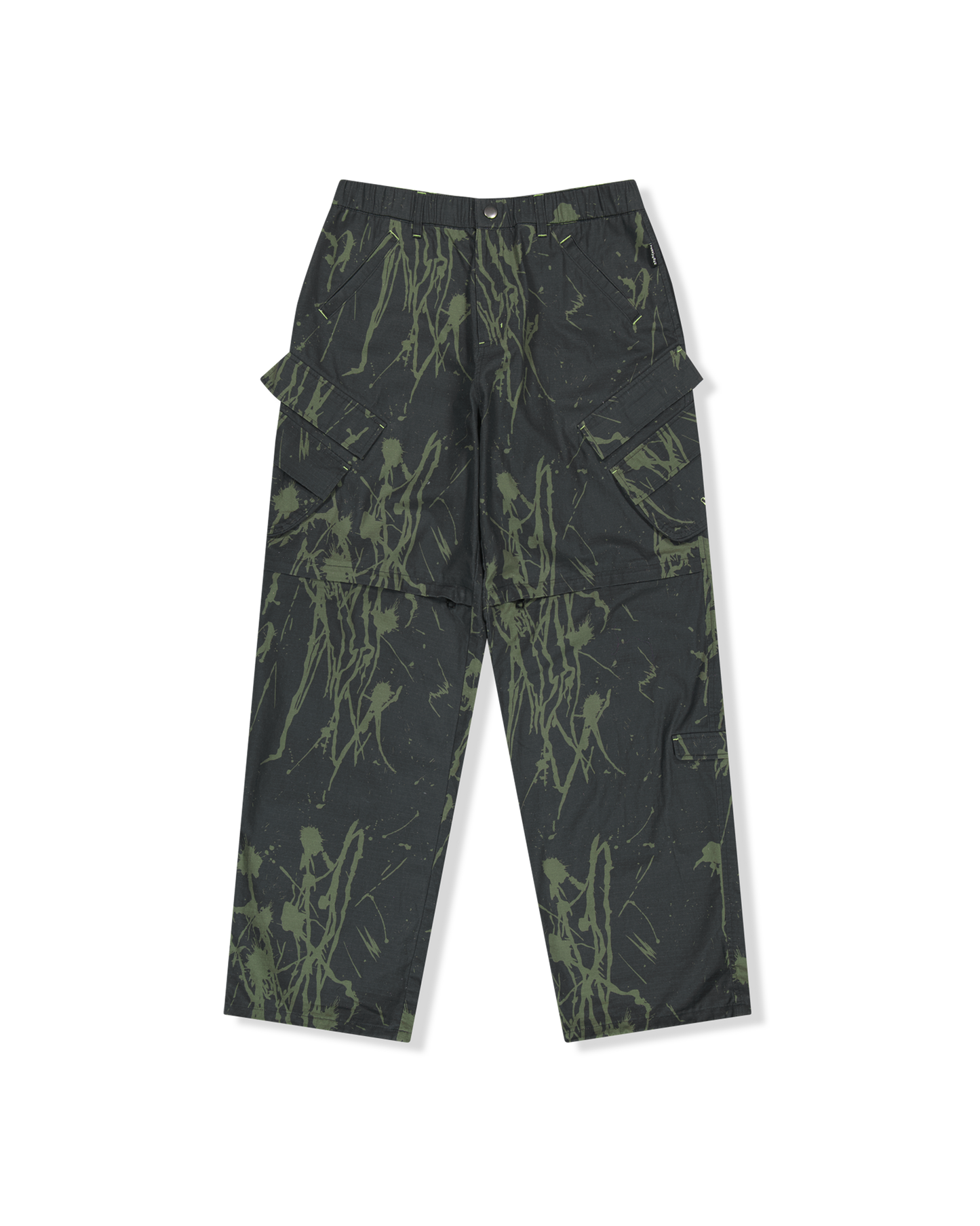 Zipper Knee Multi Pocket Pants