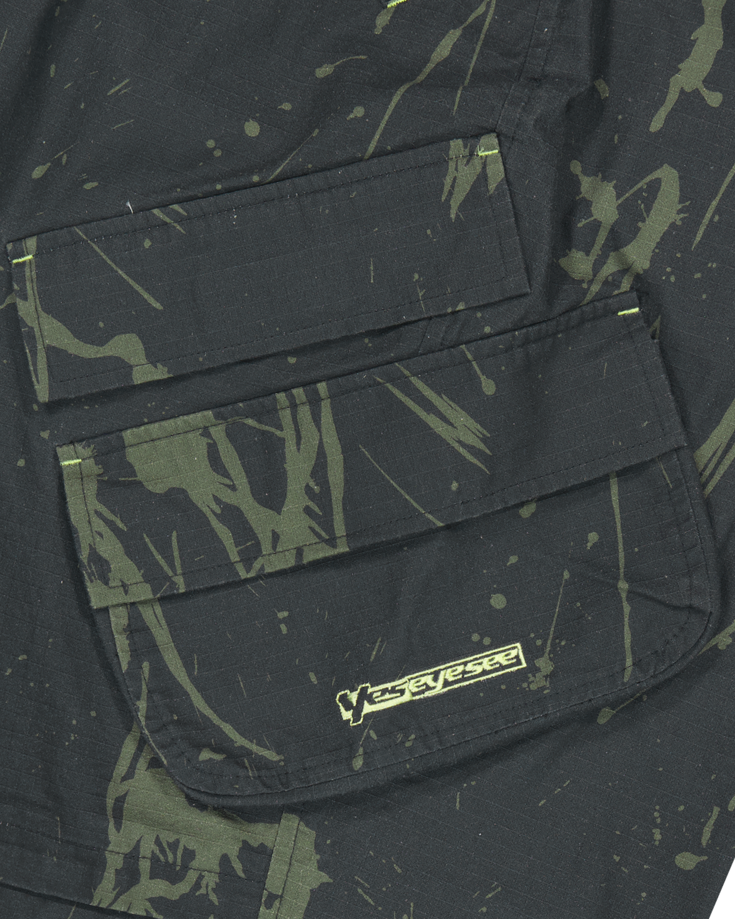 Zipper Knee Multi Pocket Pants