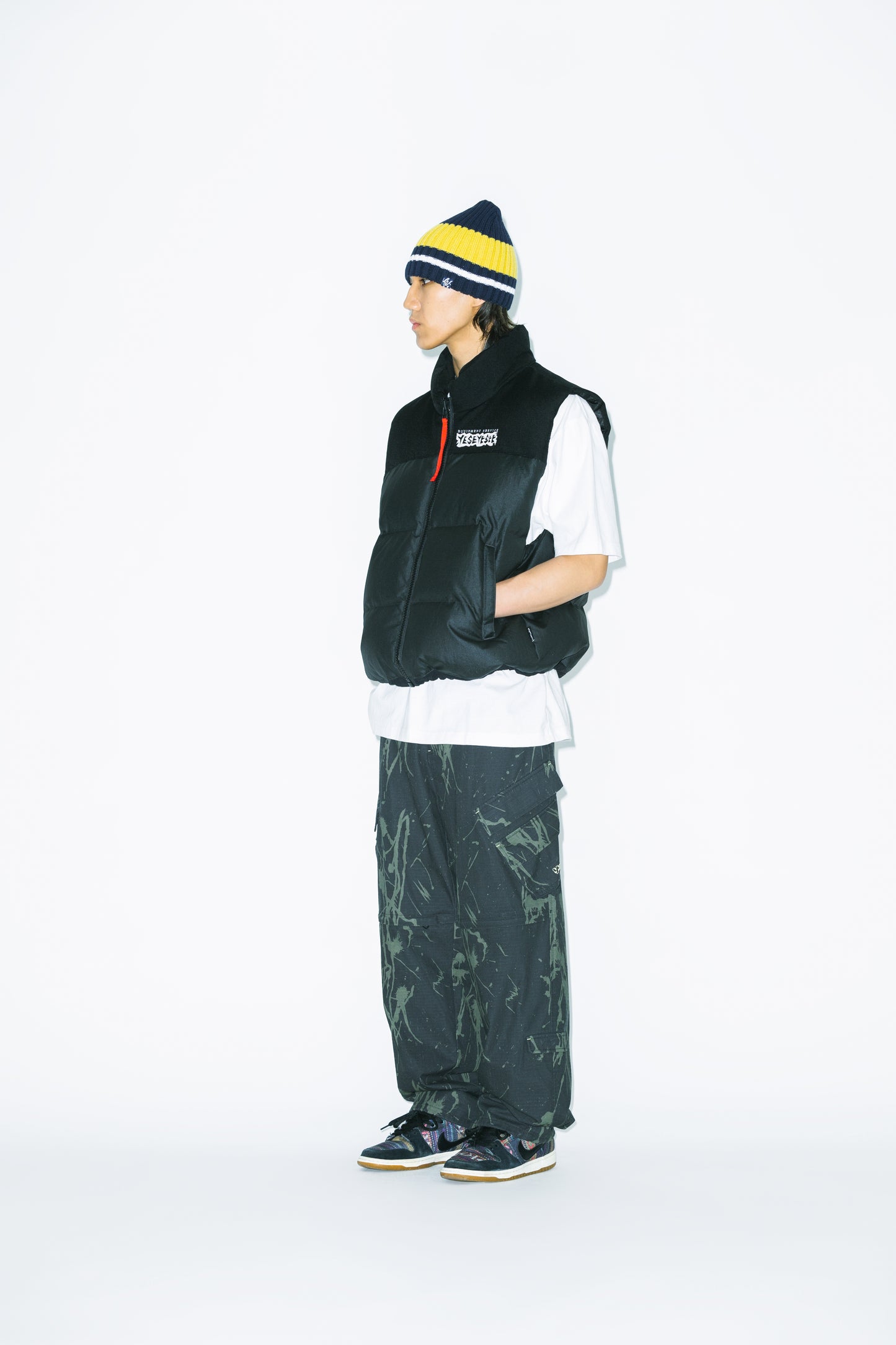 Zipper Knee Multi Pocket Pants
