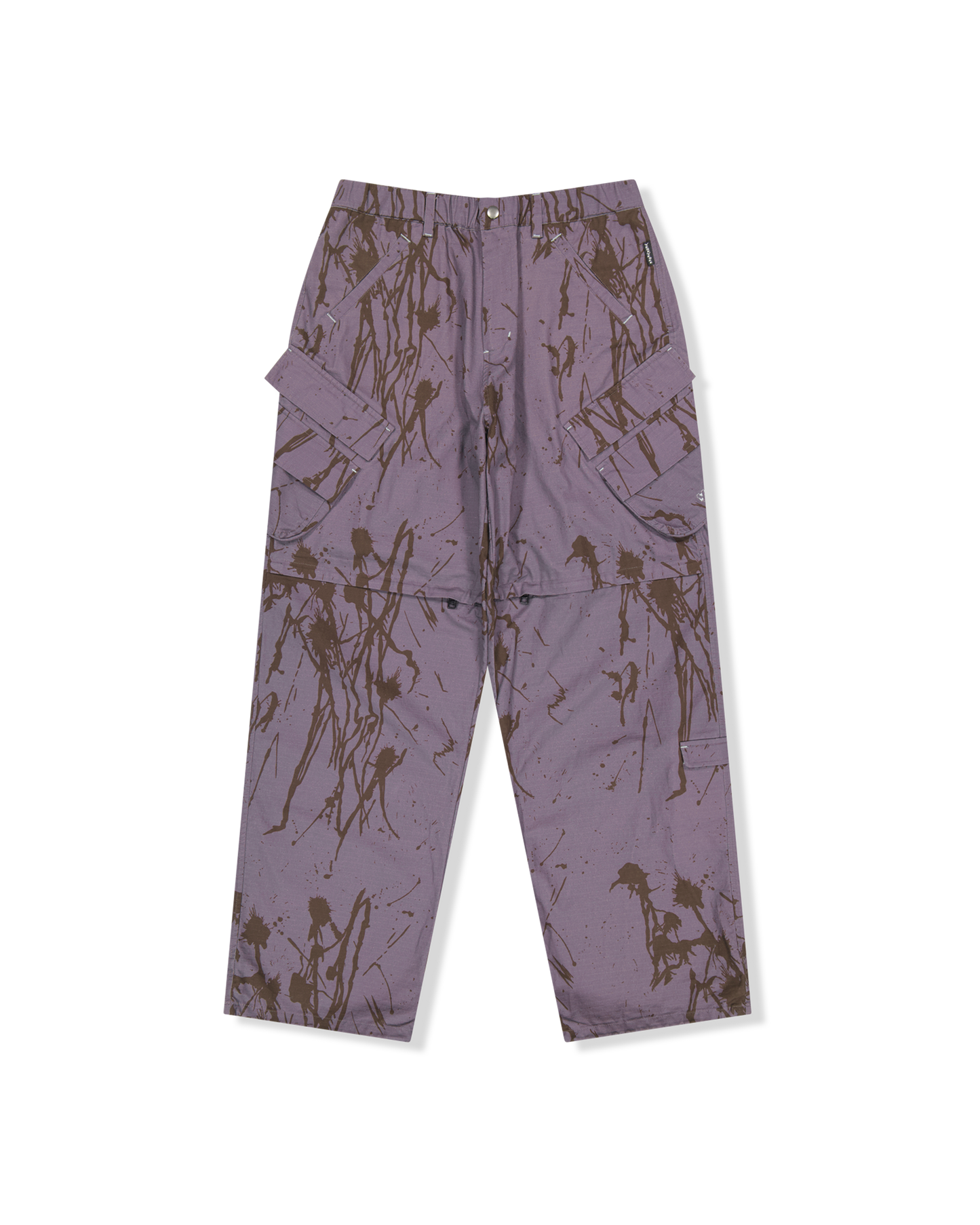 Zipper Knee Multi Pocket Pants