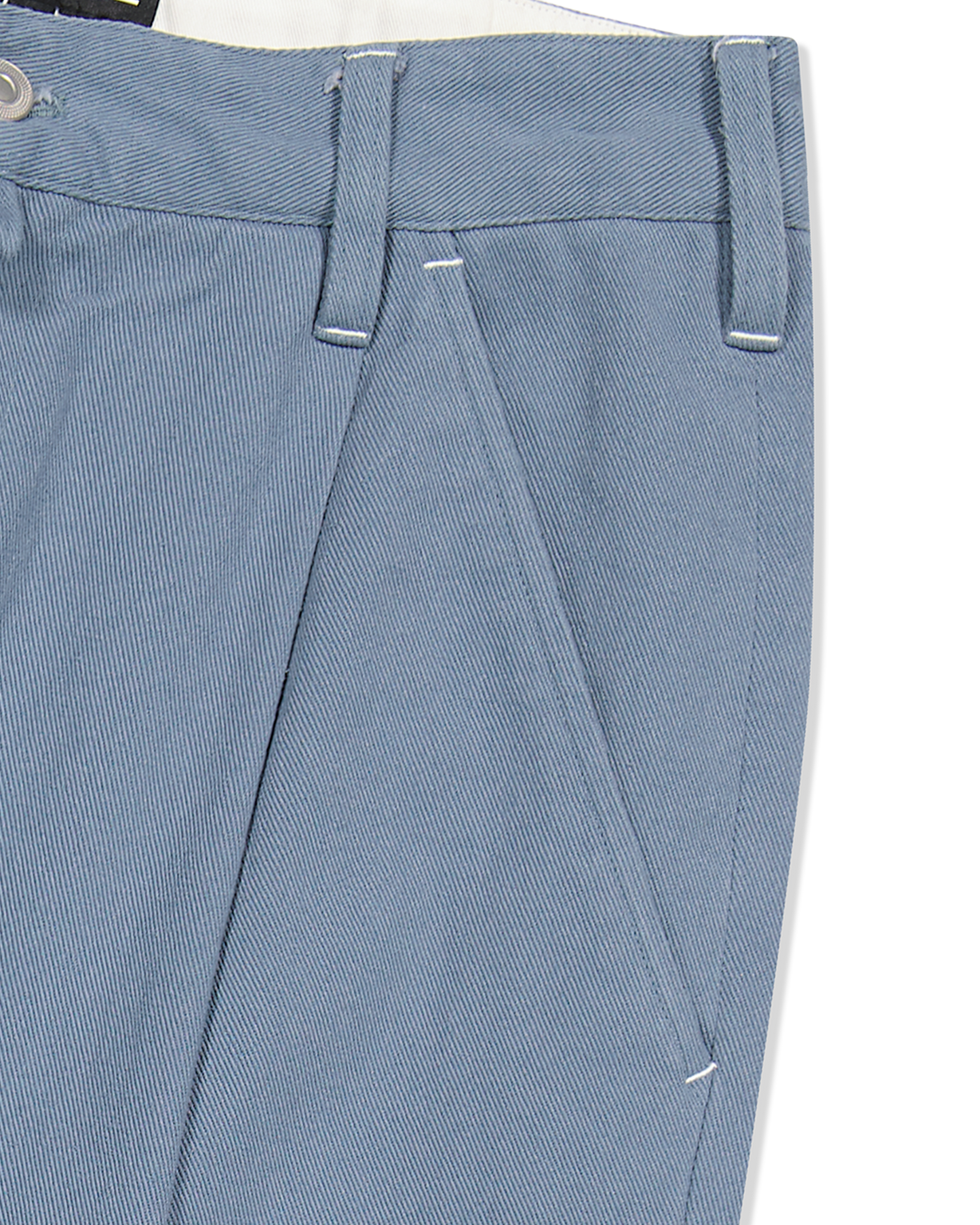 Broad One Tuck Cotton Twill Pants