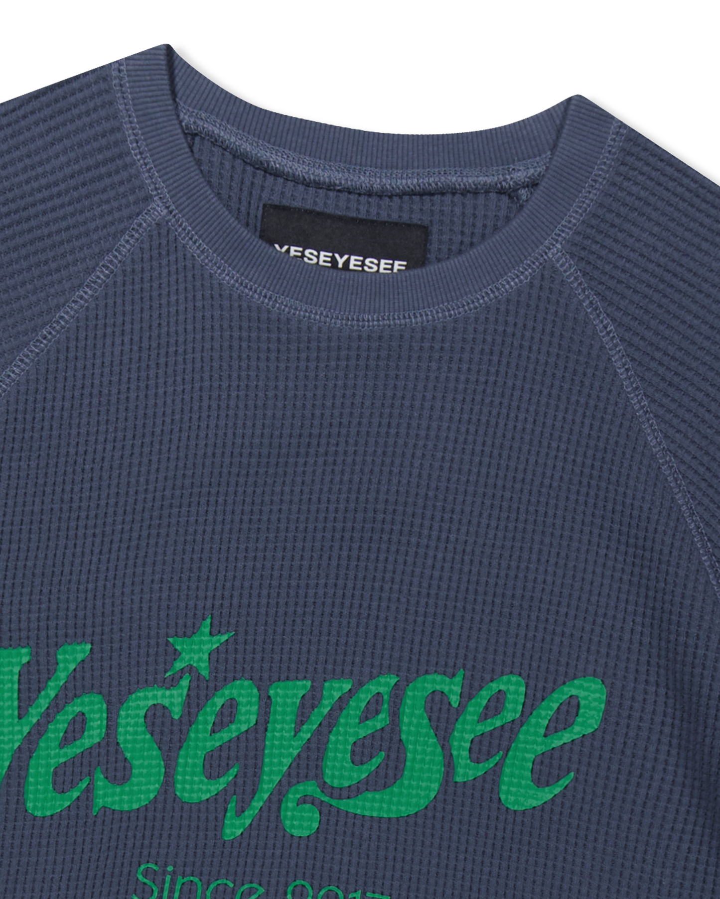 Y.E.S Raglan Waffle Tee