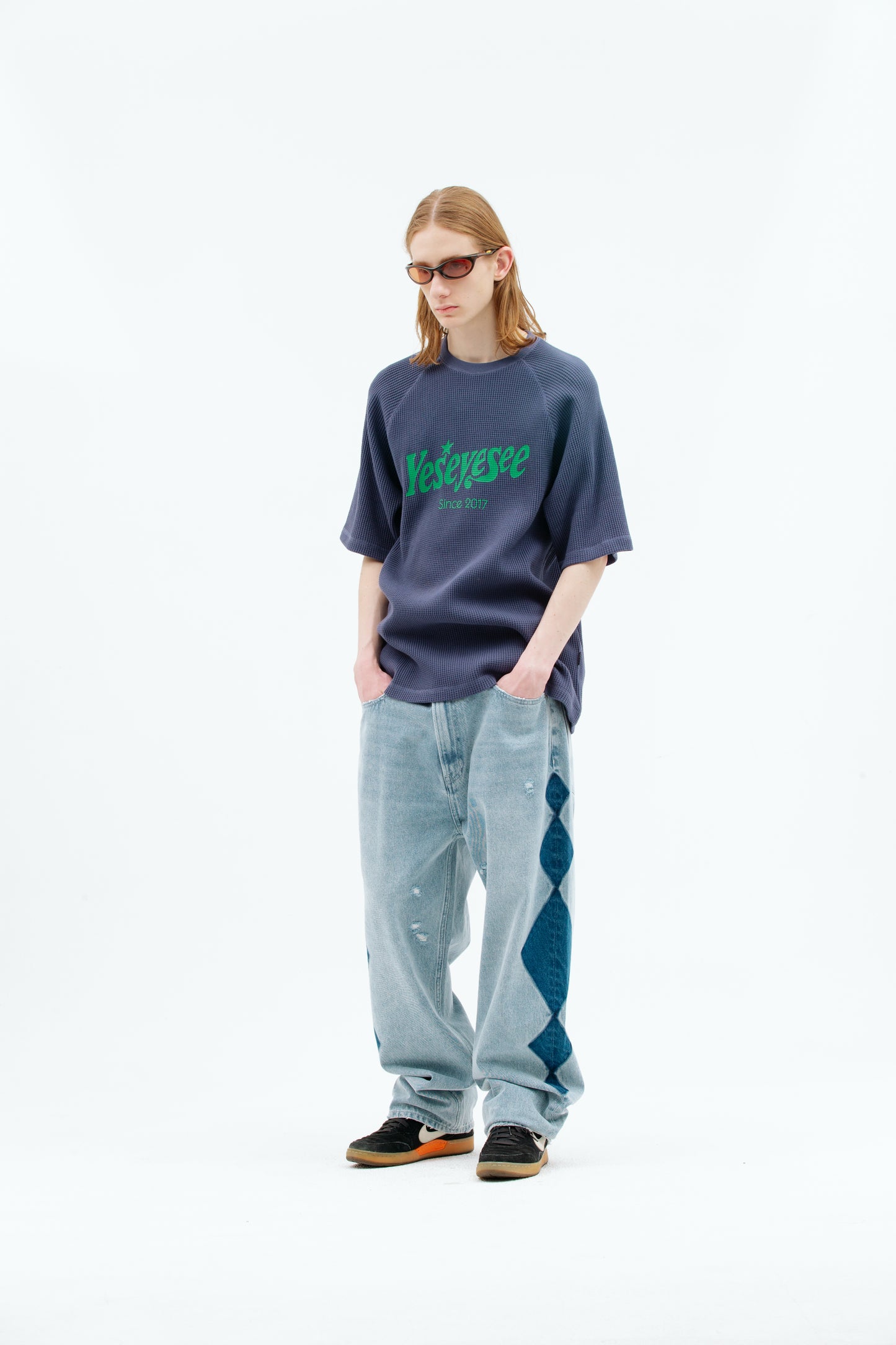 Y.E.S Raglan Waffle Tee