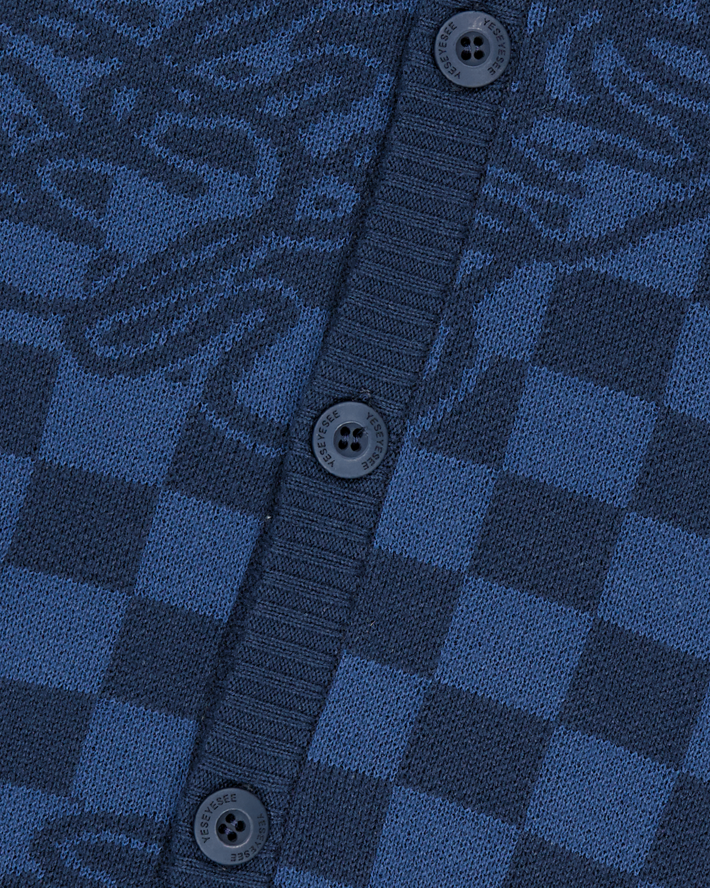Y.E.S Checkerboard Cardigan