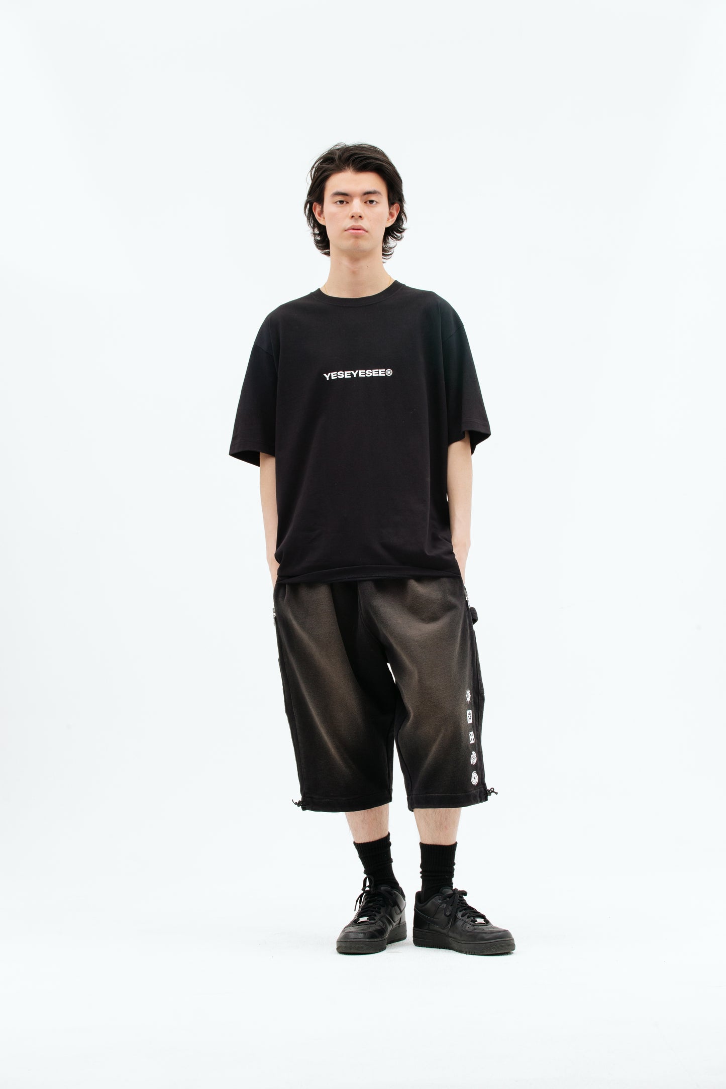 Y.E.S Native Symbol Carpenter Sweat Shorts