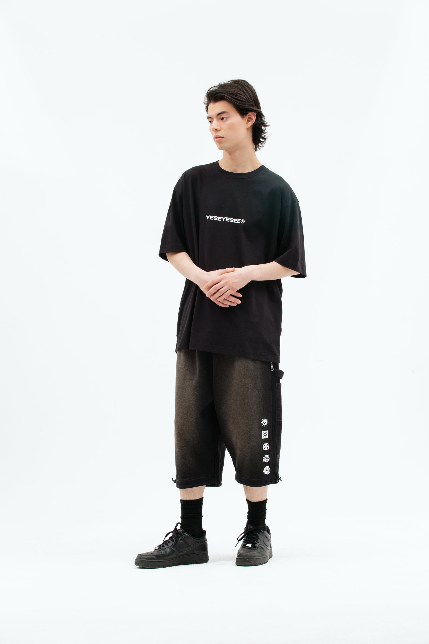 Y.E.S Native Symbol Carpenter Sweat Shorts