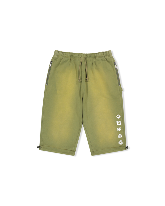 Y.E.S Native Symbol Carpenter Sweat Shorts