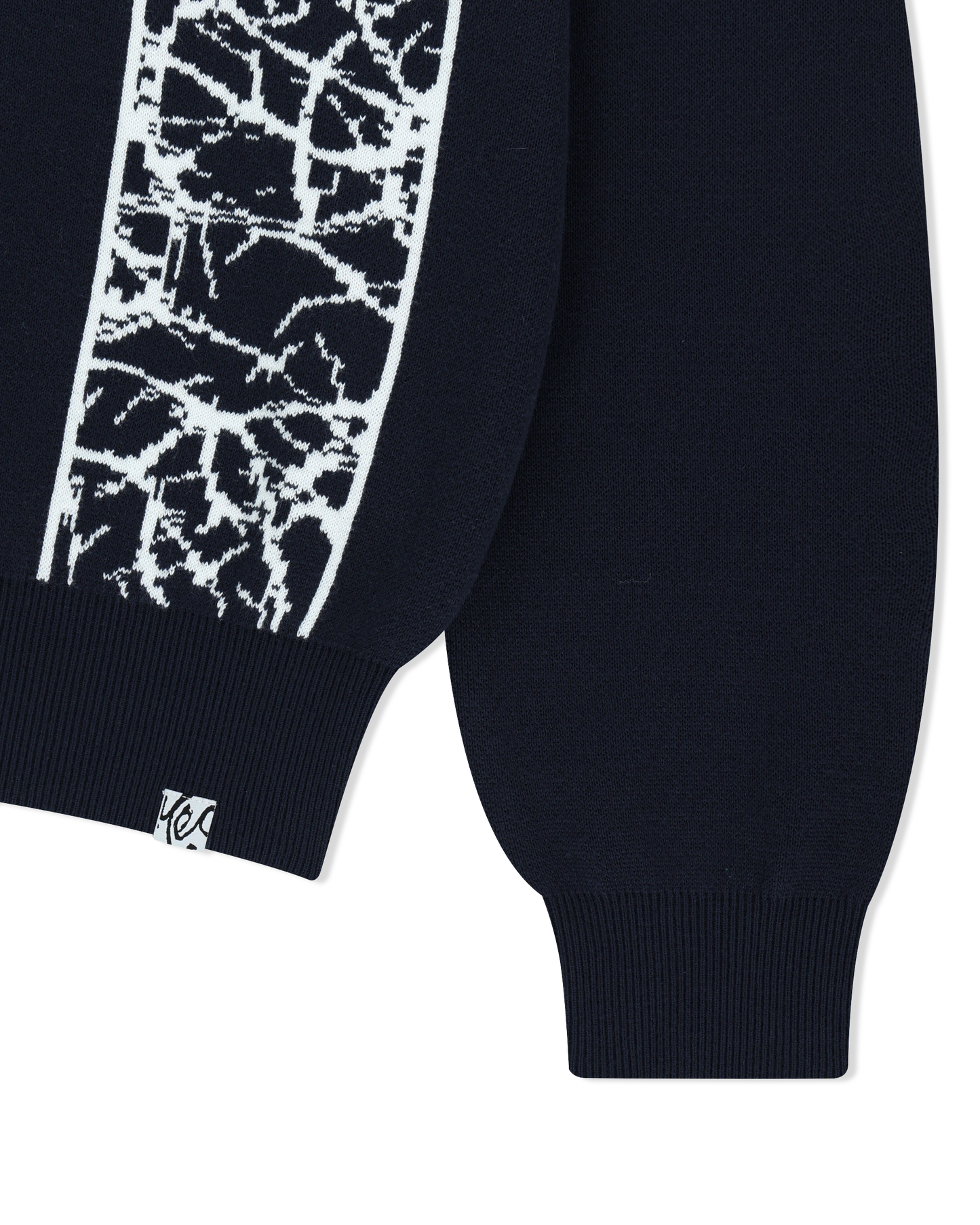 Knit Zip Up Polo Cardigan