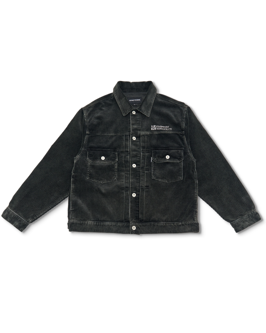 Dyed Corduroy Trucker Jacket