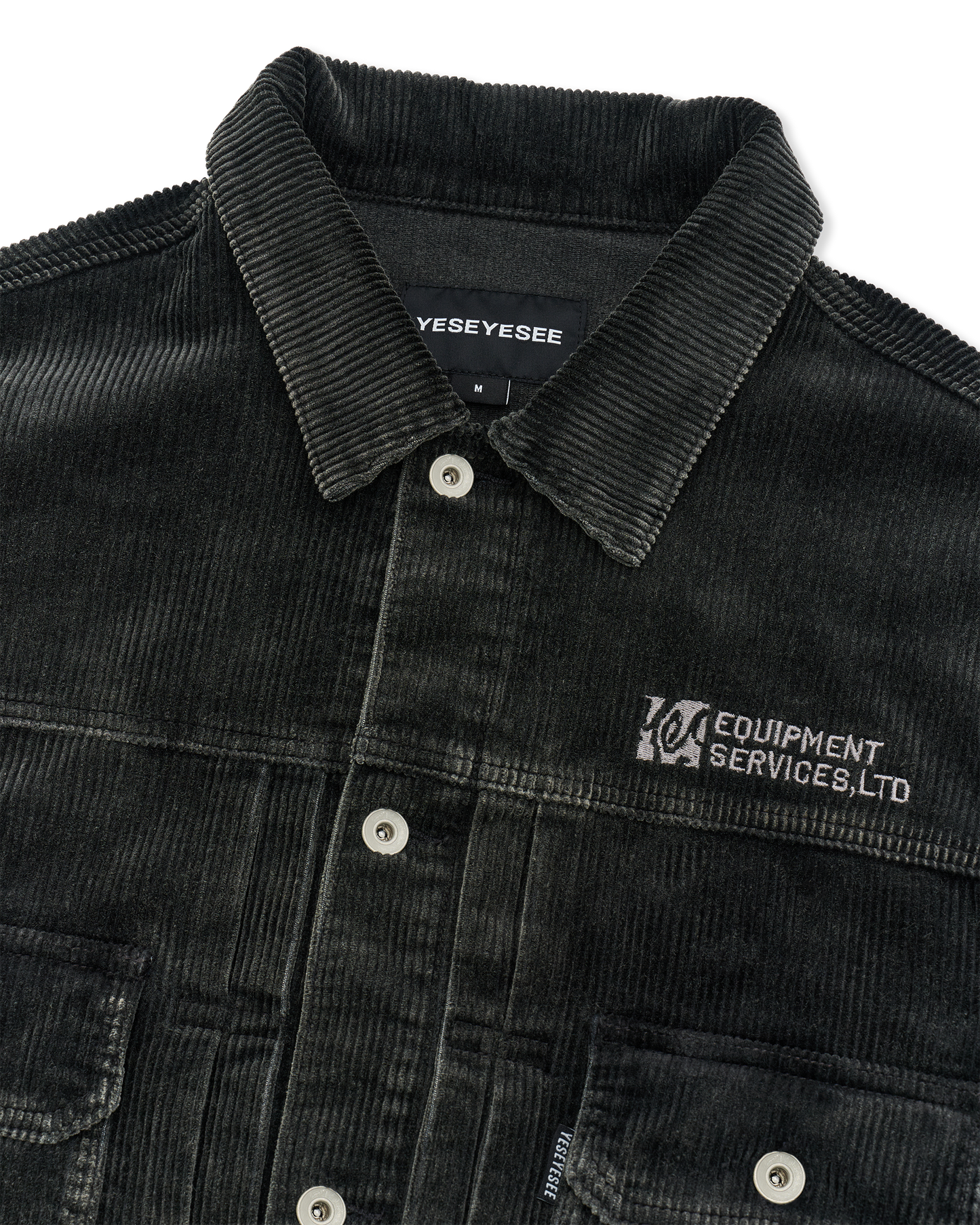 Dyed Corduroy Trucker Jacket