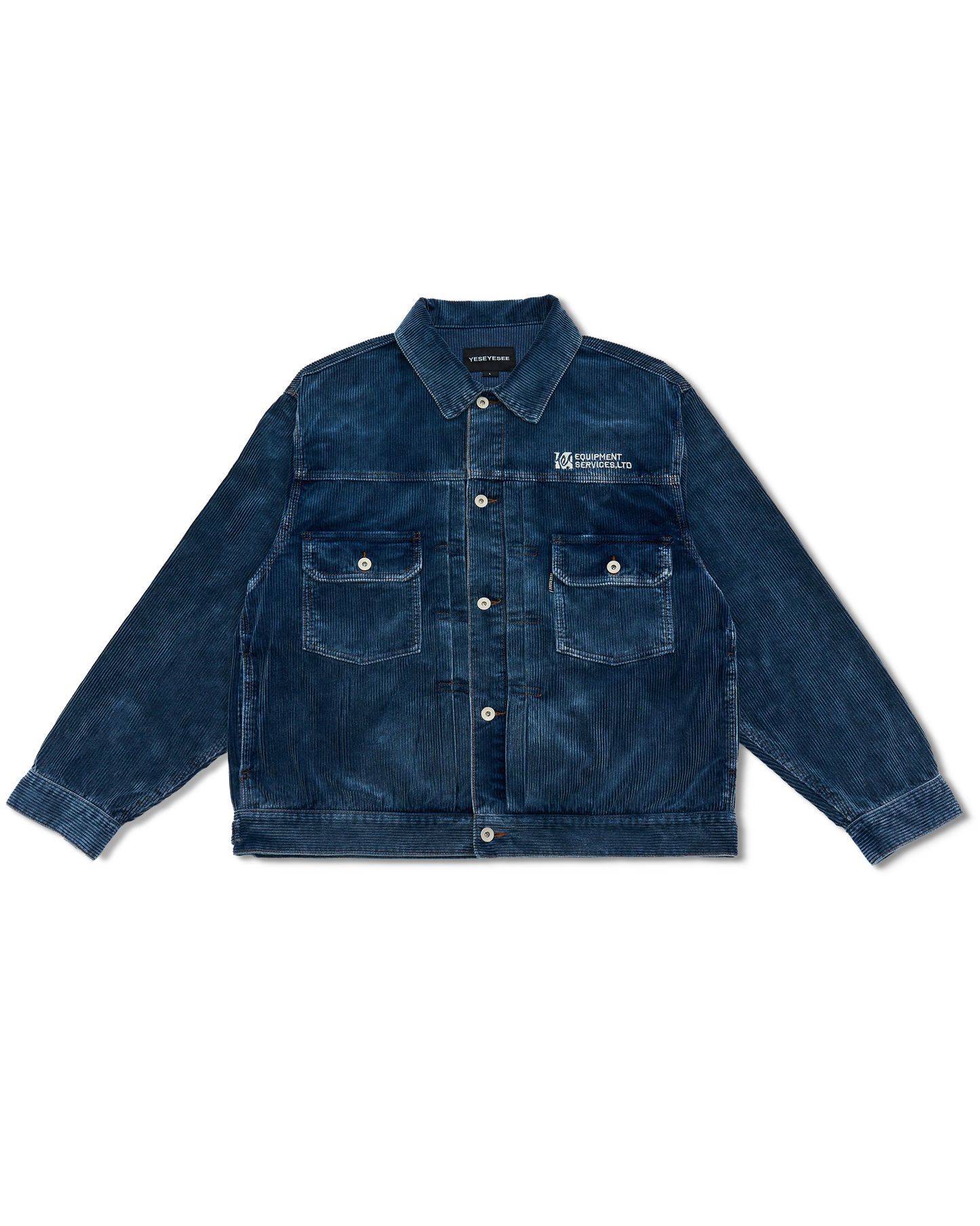 Dyed Corduroy Trucker Jacket