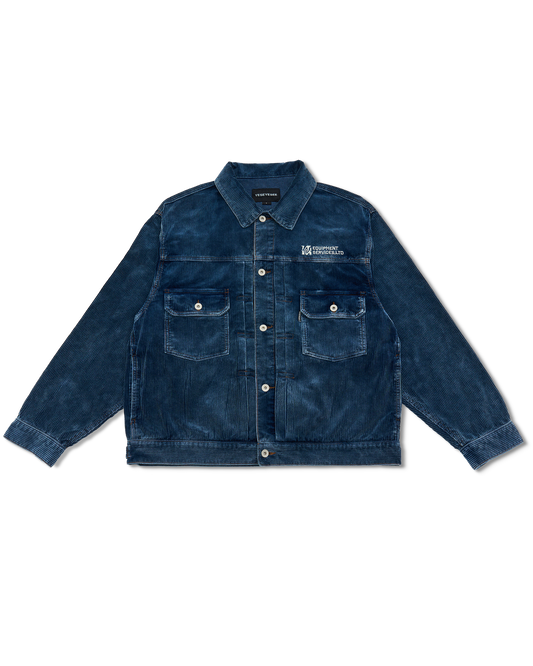 Dyed Corduroy Trucker Jacket