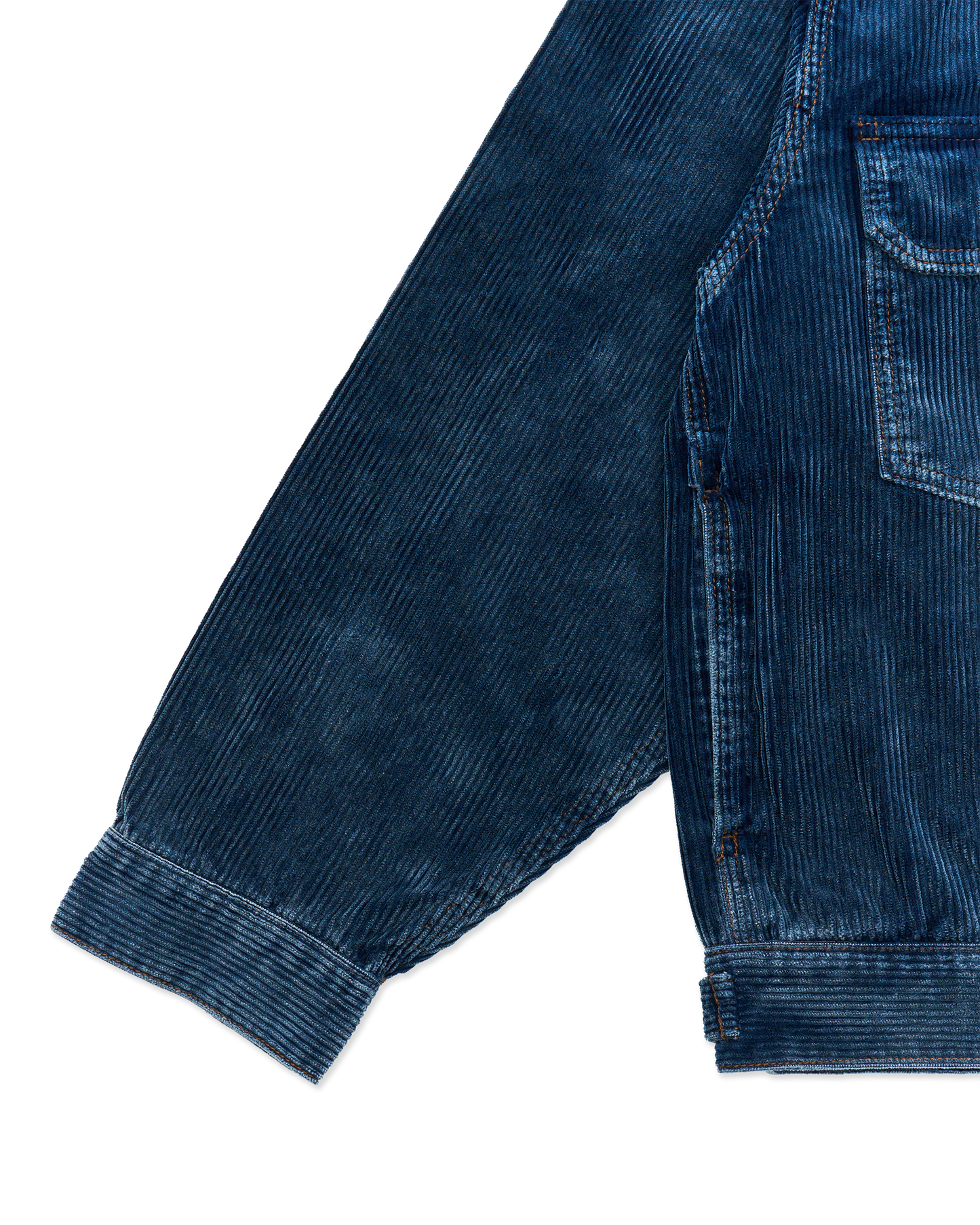 Dyed Corduroy Trucker Jacket