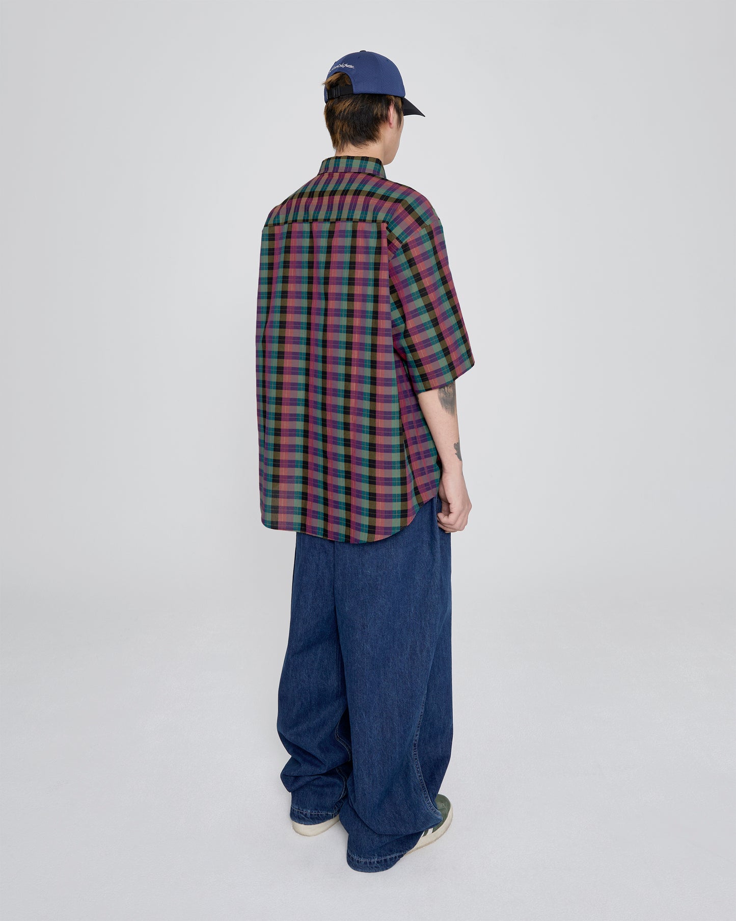 Y.E.S Short Sleeve Check Shirt
