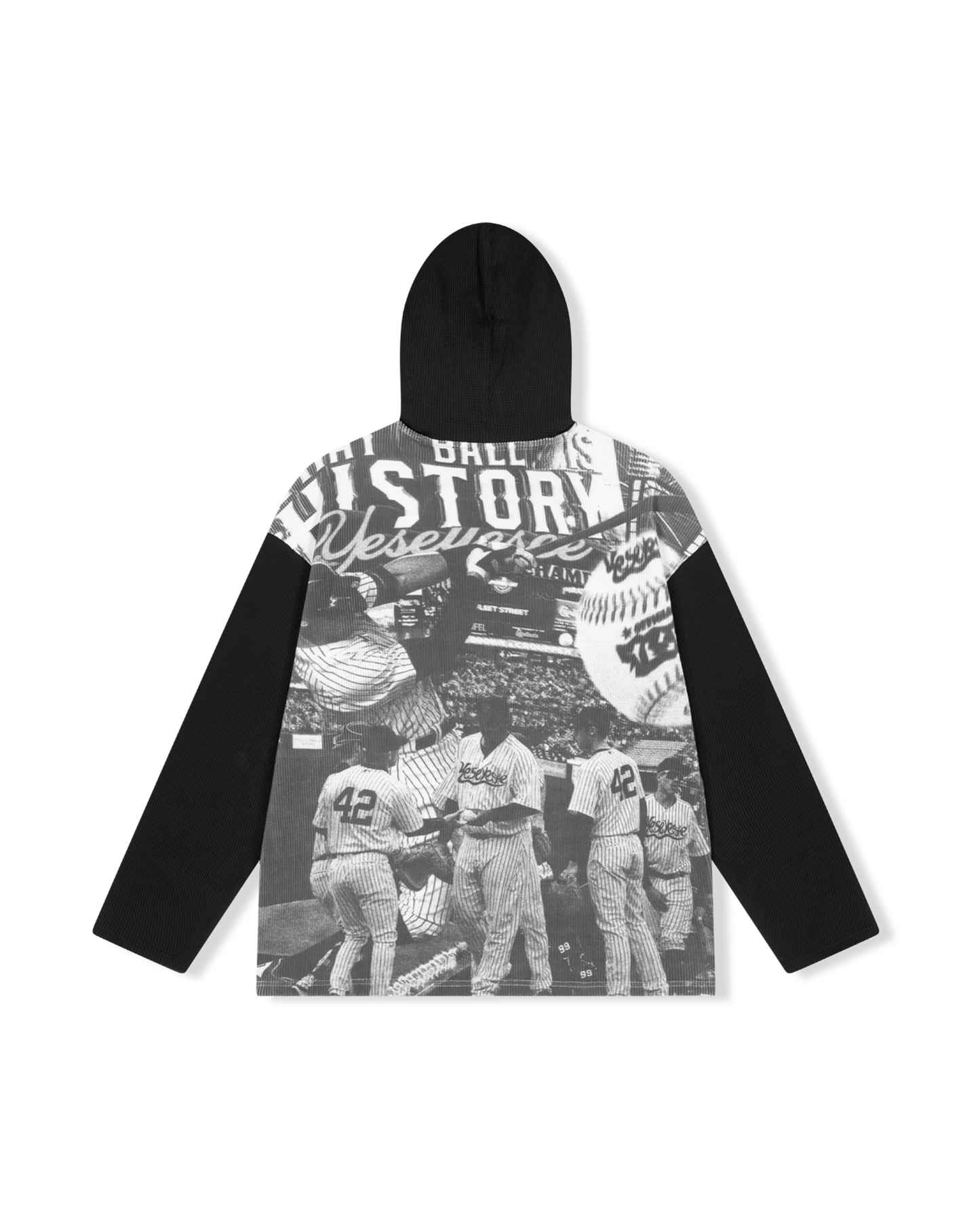 Baseball Waffle Hoodie