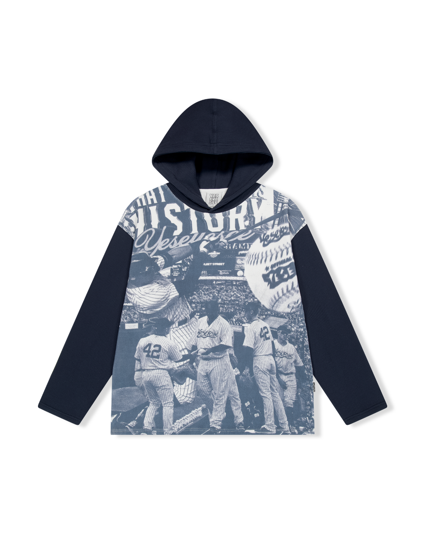 Baseball Waffle Hoodie