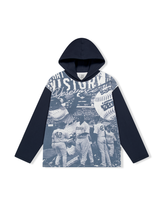 Baseball Waffle Hoodie