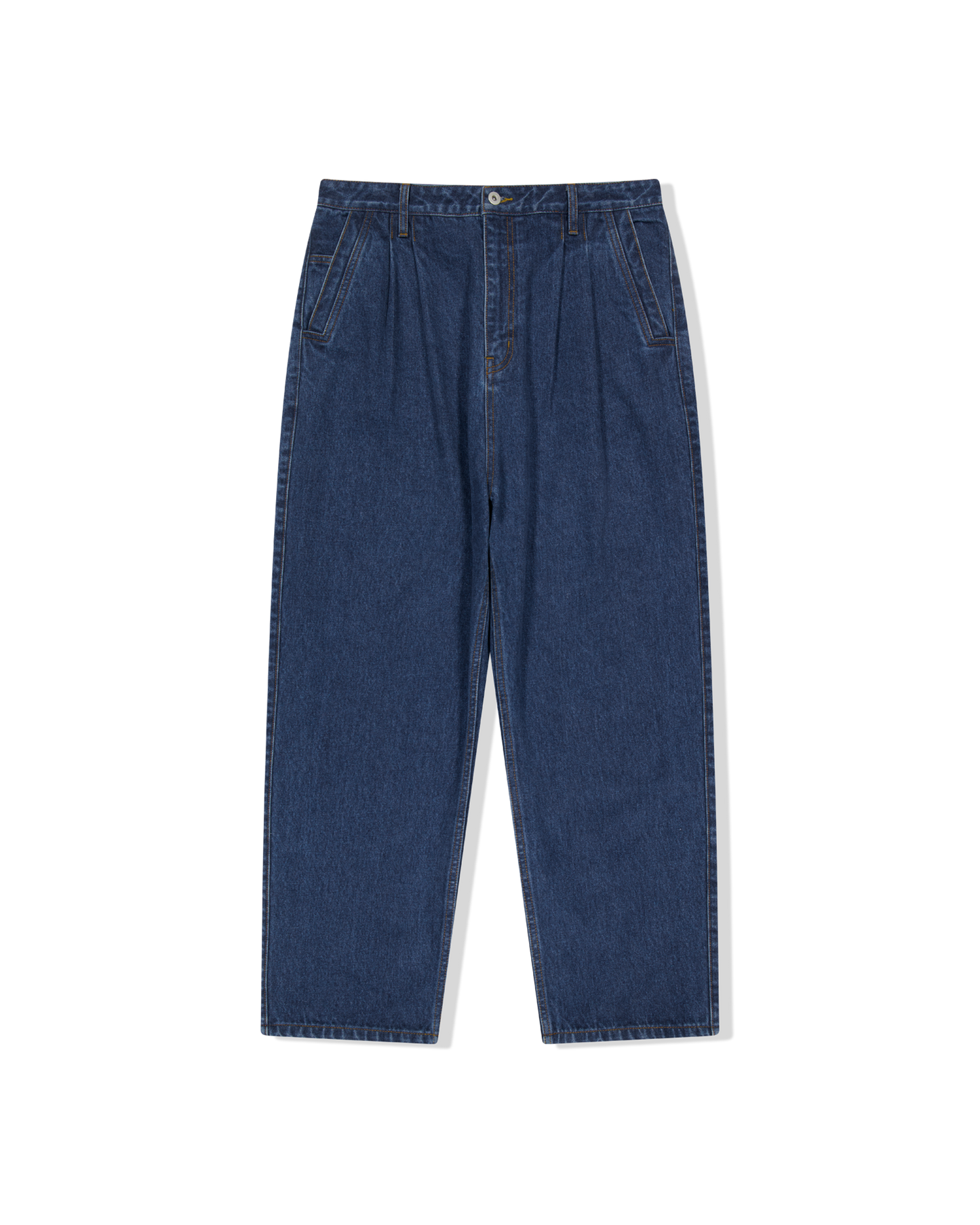 Two Tucked Hairy Denim Pants