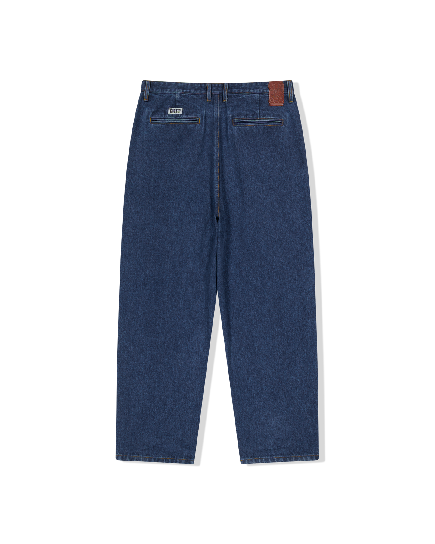Two Tucked Hairy Denim Pants